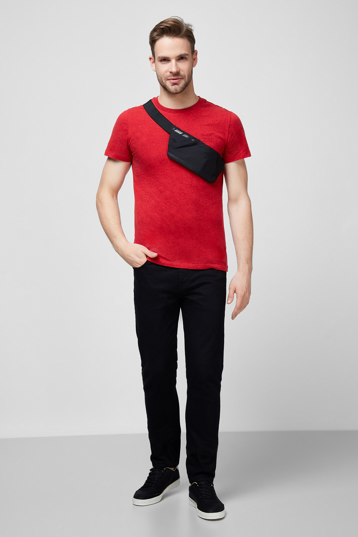 Мужская красная футболка SuperDry M1010222A;4DJ