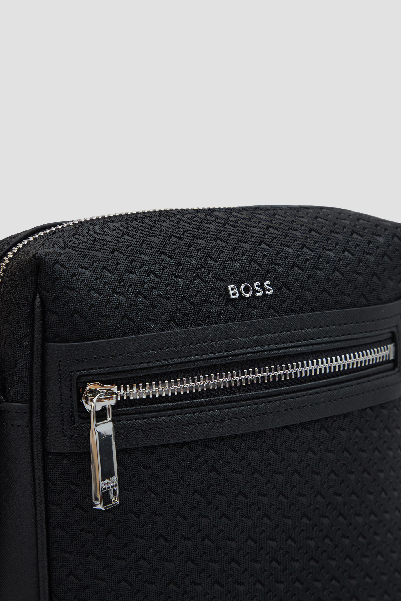Чоловіча чорна сумка з візерунком BOSS 50563718;002