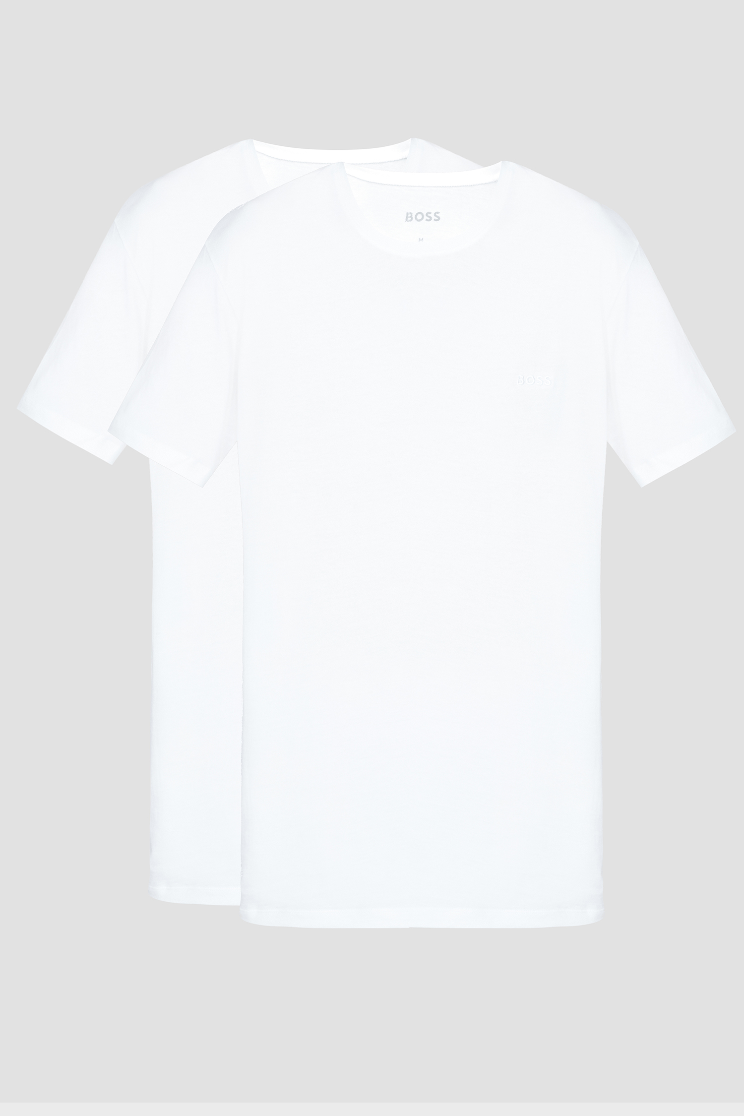 Мужская белая футболка (2 шт) BOSS 50475294;100