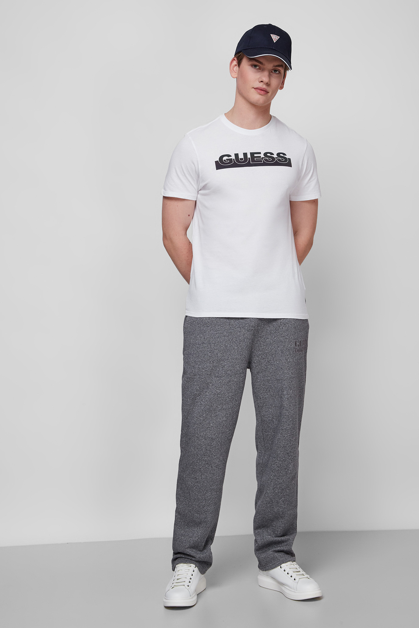 Белая футболка для парней Guess MBBI40.KAVR0;G011