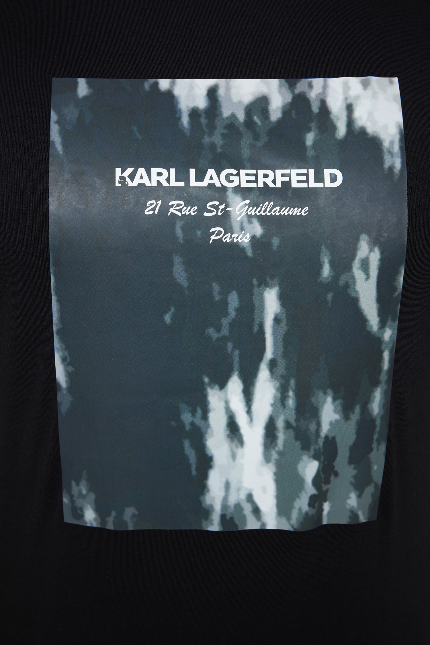 Чоловіча чорна футболка Karl Lagerfeld 534225.755052;990