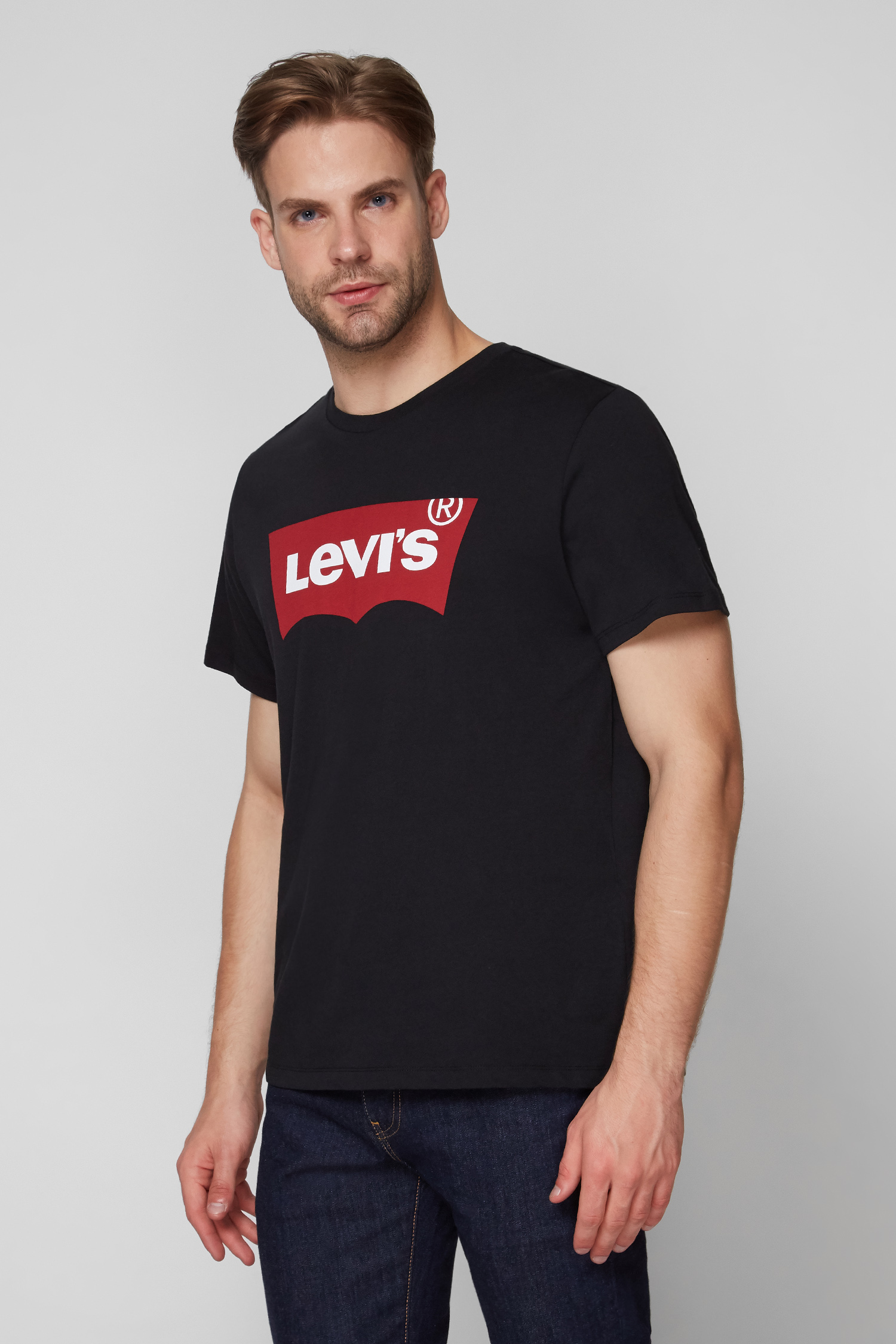 Мужская черная футболка Levi’s® 17783;0137