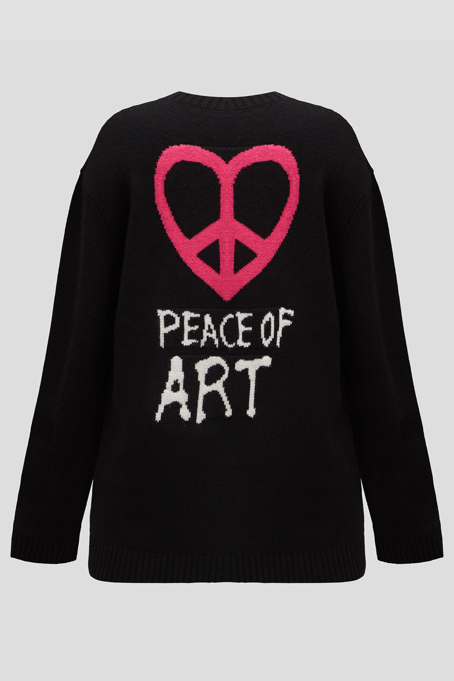 Женский черный шерстяной кардиган Moschino A0928.8706;3555