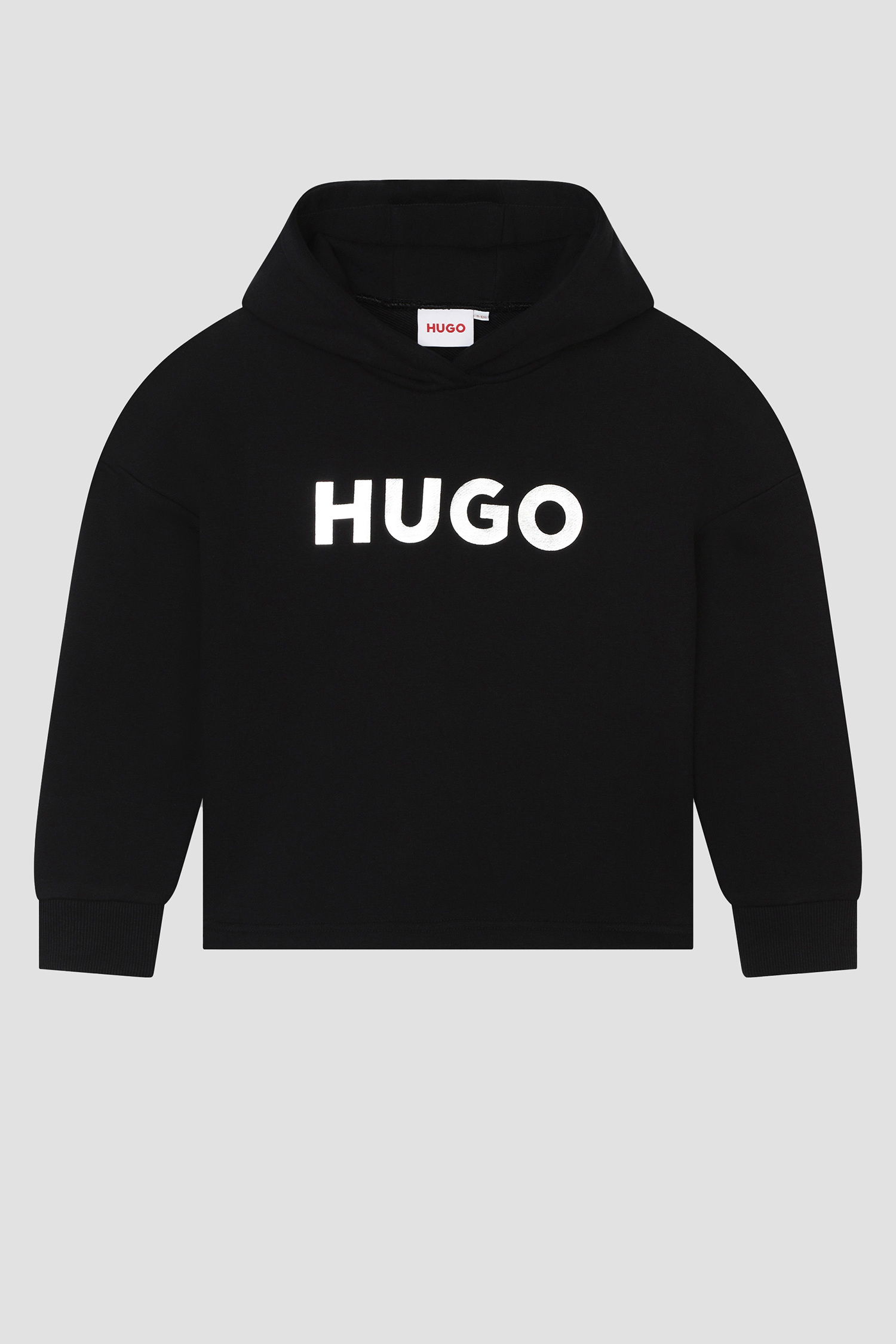 Детское черное худи HUGO kids G00139;09B