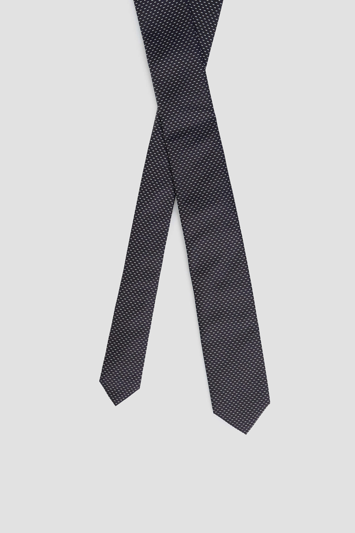 Чоловіча темно-синя шовкова краватка BOSS 50451887;402