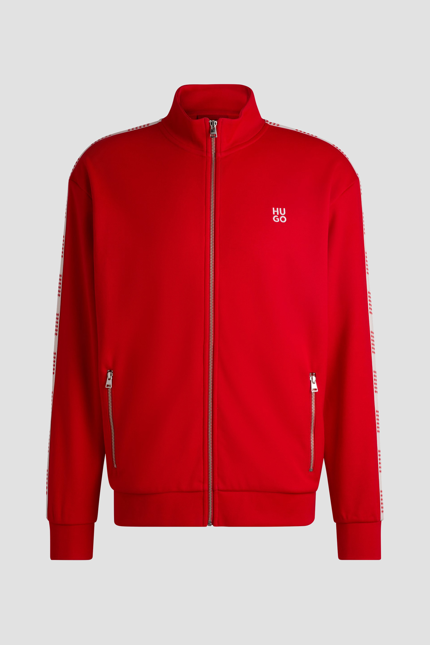 Мужская красная спортивная кофта HUGO 50531289;693