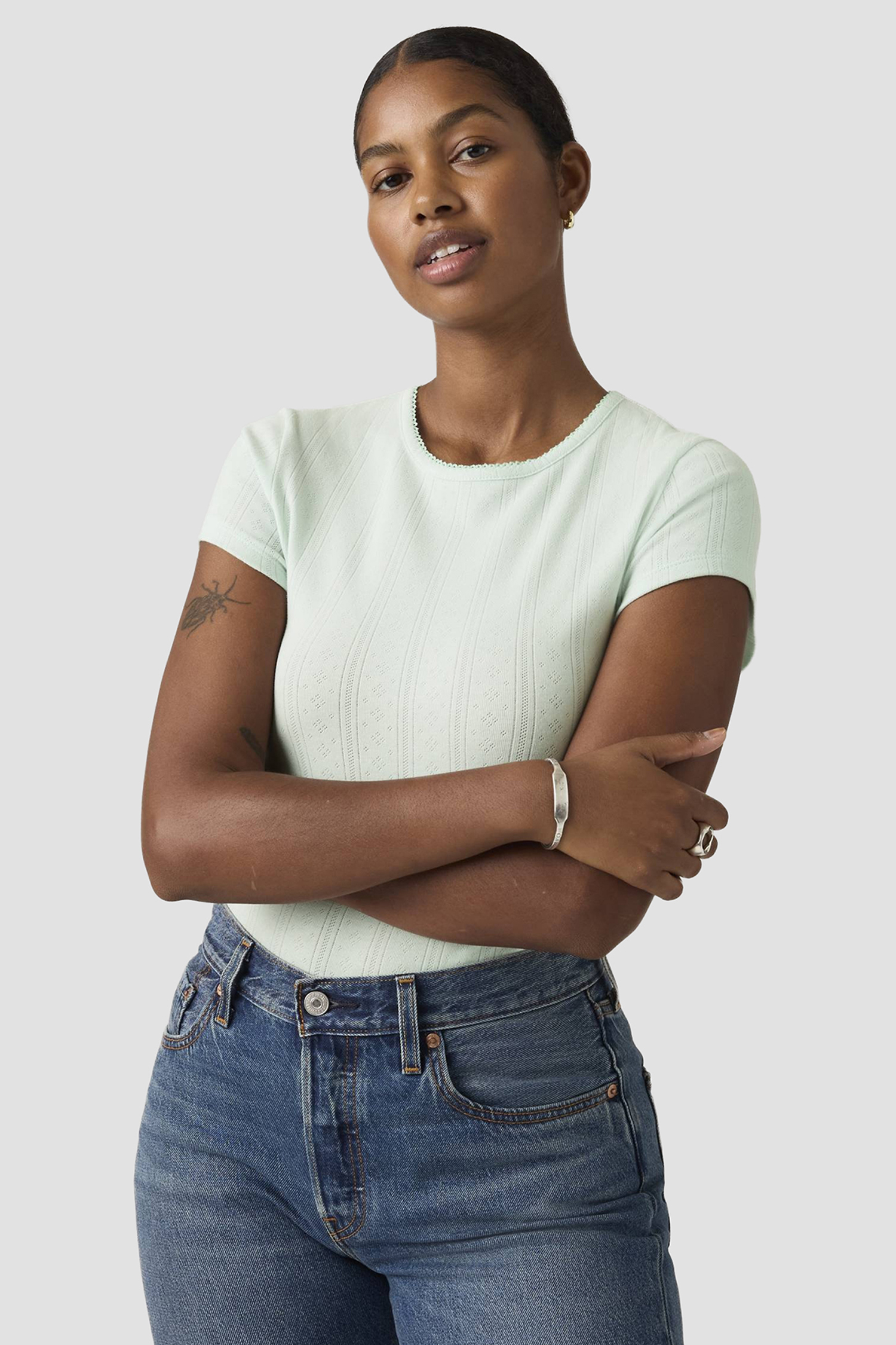 Жіноча м'ятна футболка Levi’s® 005IM;0006