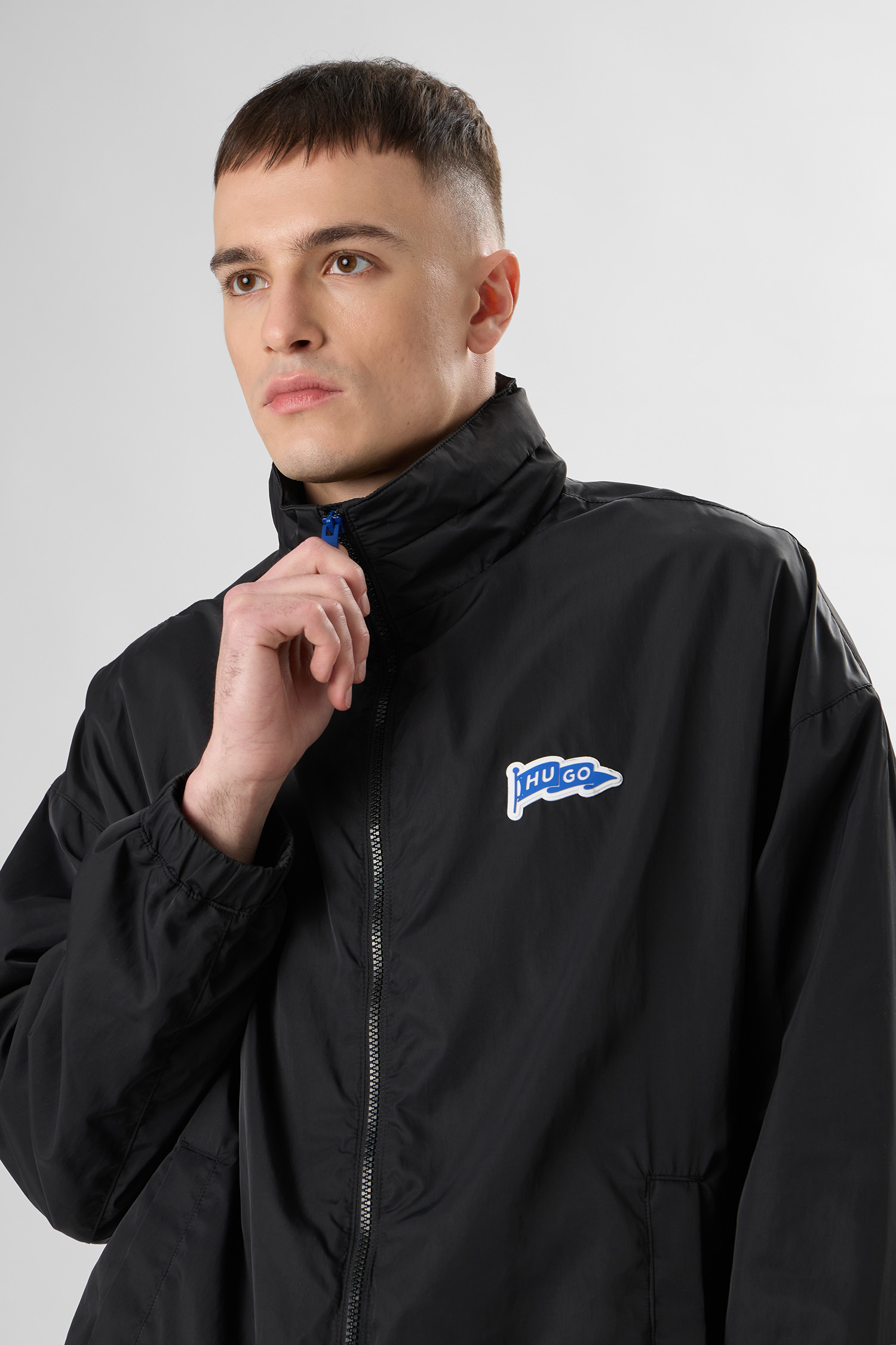 Мужская черная куртка HUGO BLUE 50556476;001