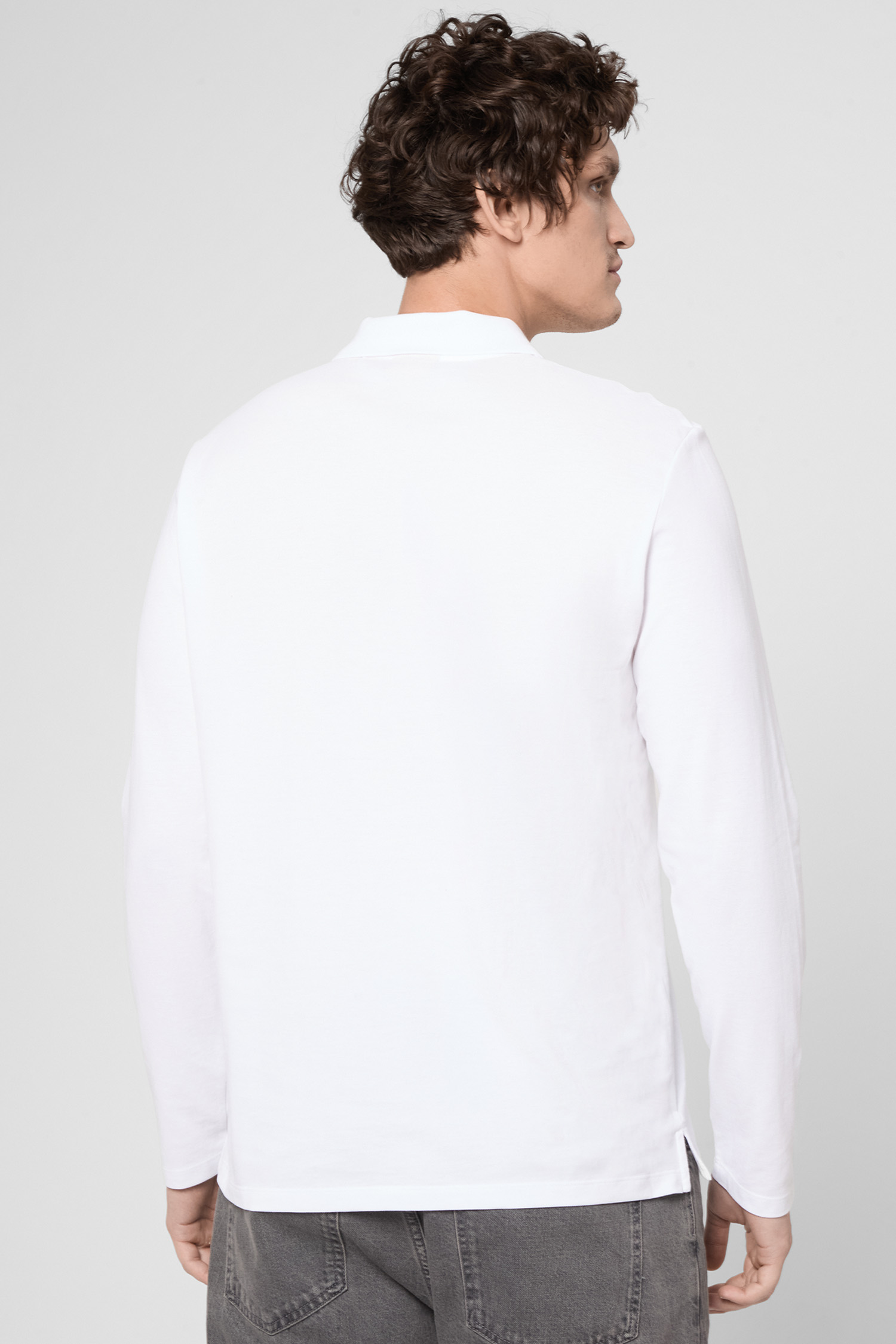 Мужское белое поло HUGO 50547358;100