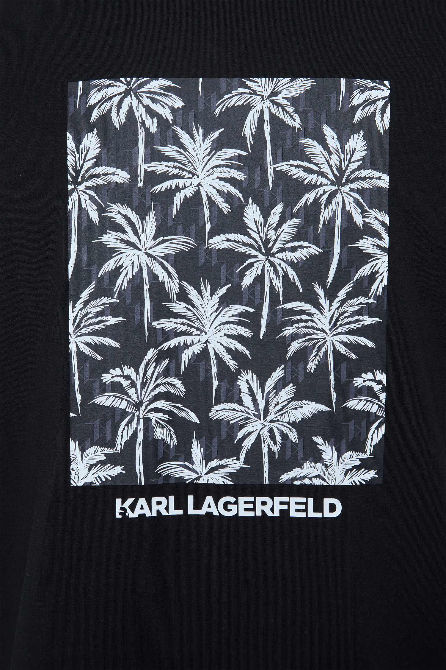 Чоловіча чорна футболка Karl Lagerfeld 562221.755040;990