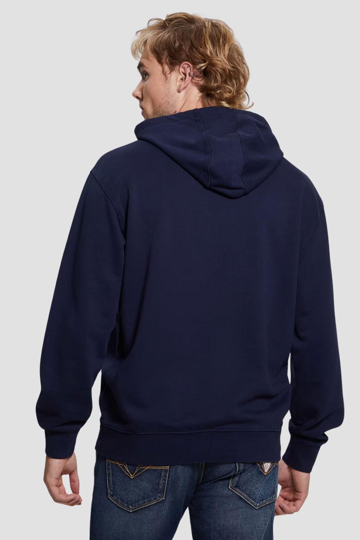 Мужское синее худи Guess M4RQ33.K9YI1;F73J