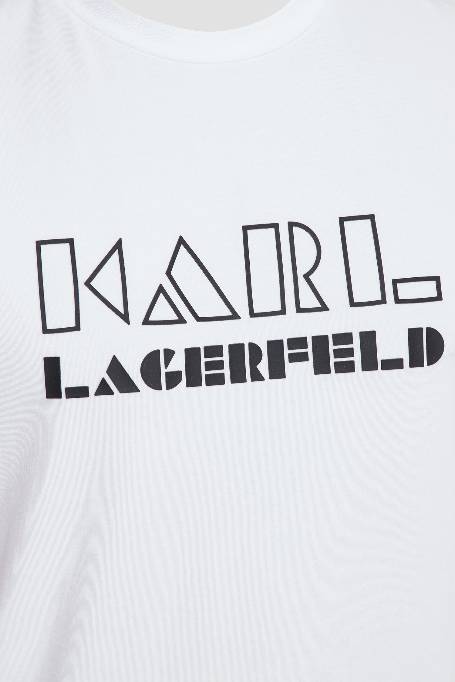 Мужская белая футболка Karl Lagerfeld 533221.755060;19
