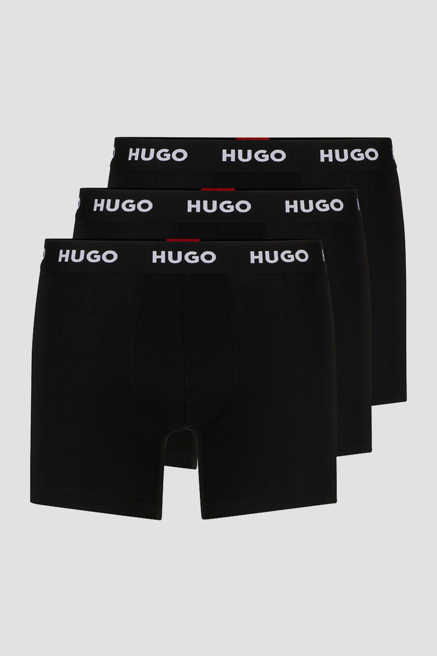 Чоловічі чорні боксери (3 шт) HUGO 50492348;964