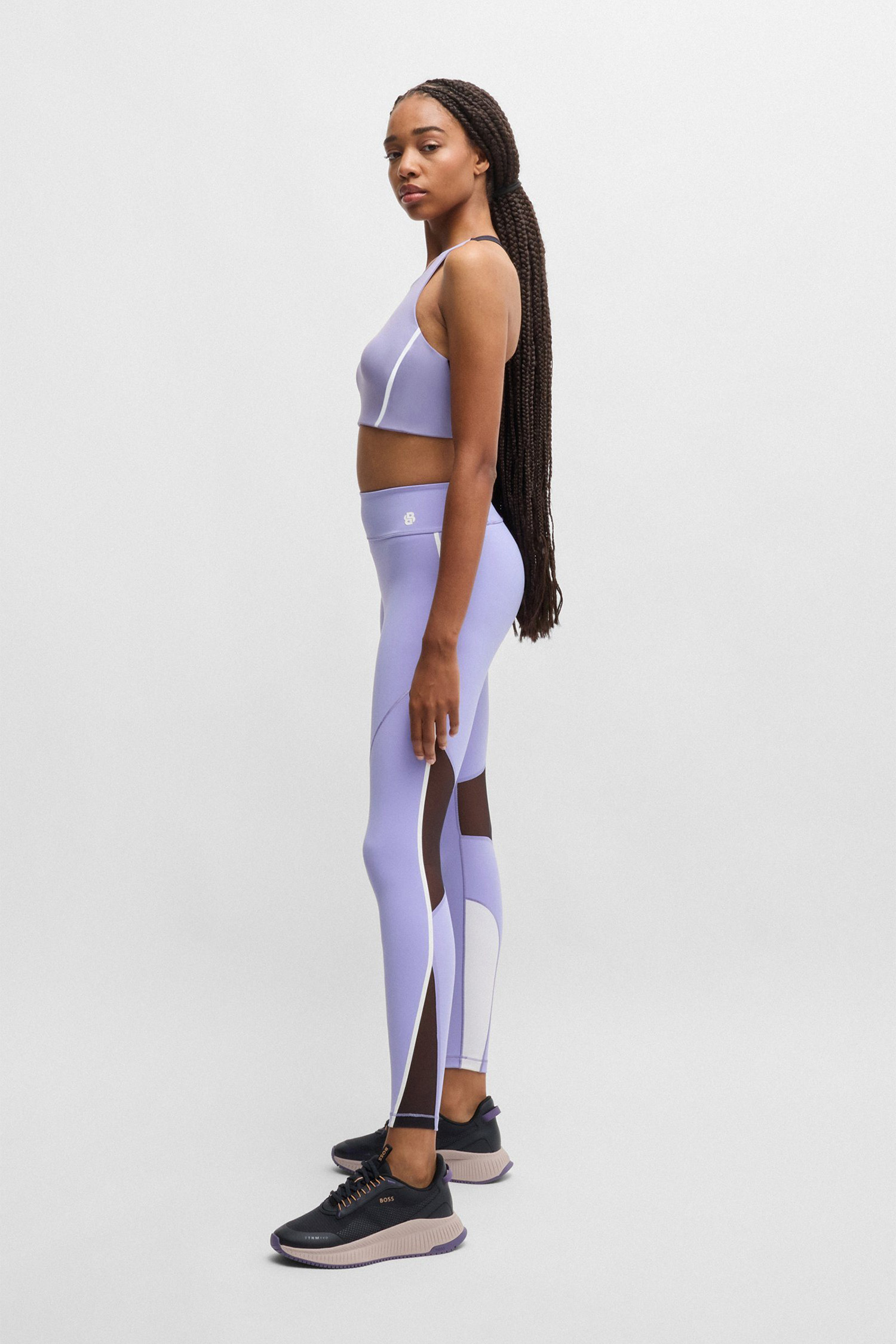 Женские черные кроссовки BOSS 50529740;003