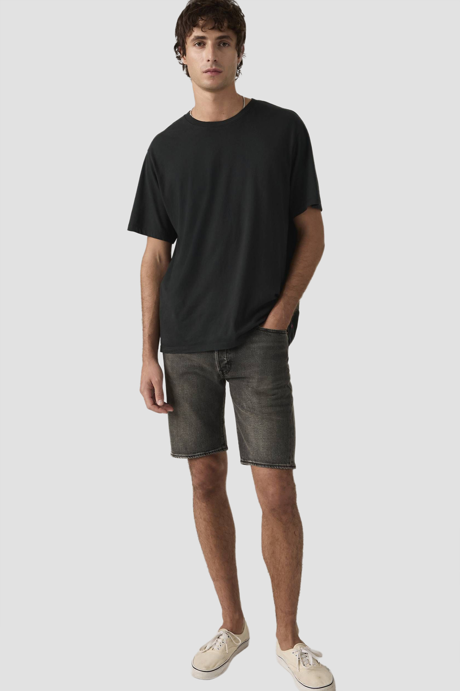 Мужские серые джинсовые шорты 501® Levi’s® 36512;0278