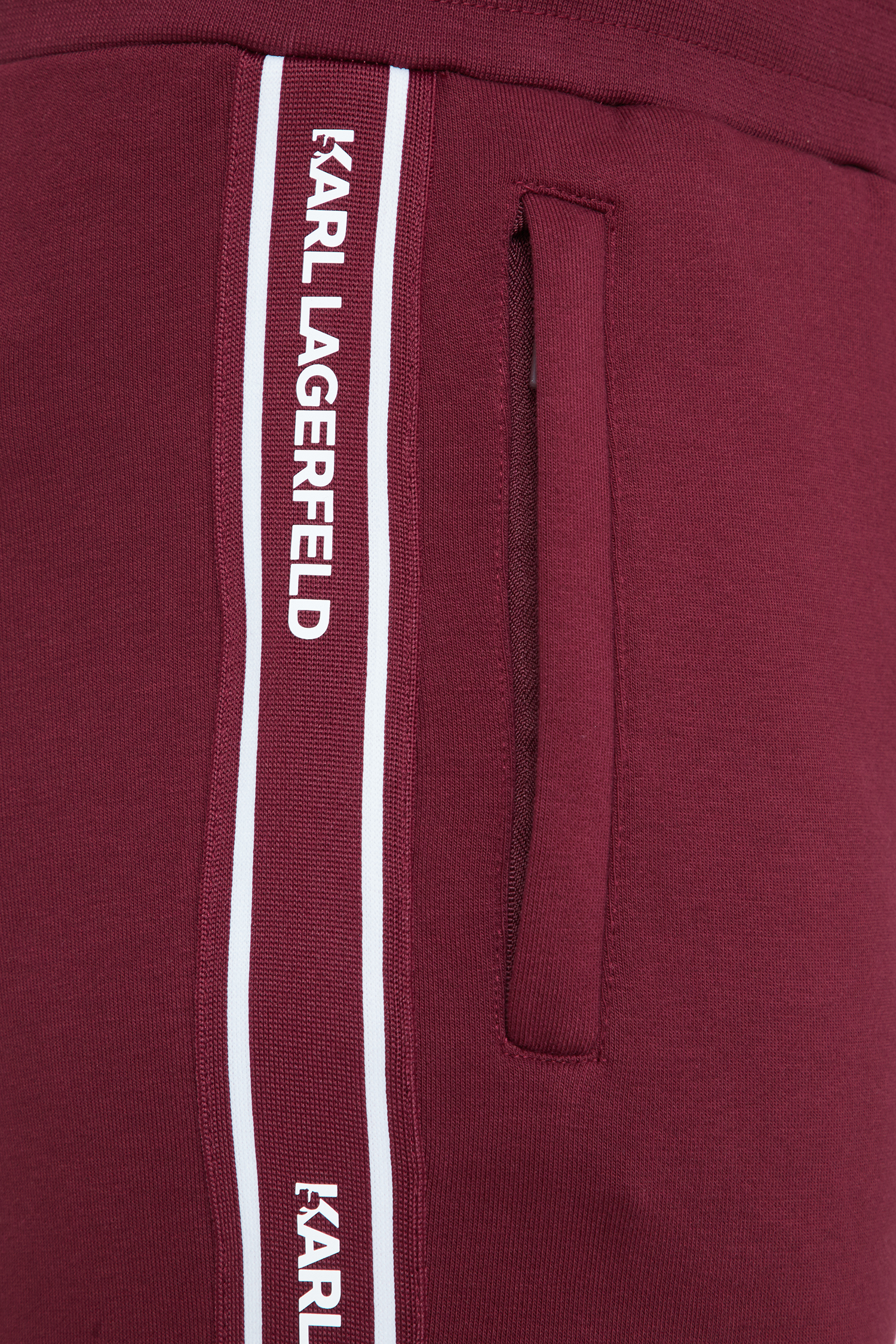 Мужские бордовые спортивные брюки Karl Lagerfeld 534910.705039;390