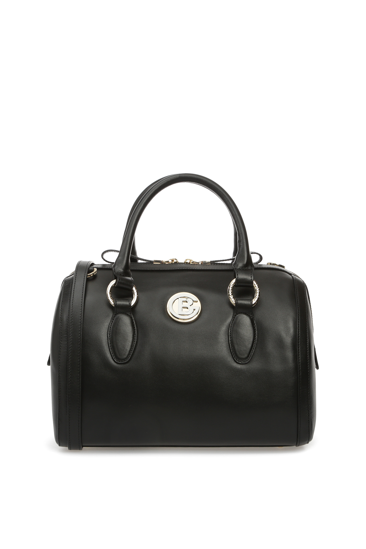 Женская черная кожаная сумка Baldinini 020021;00