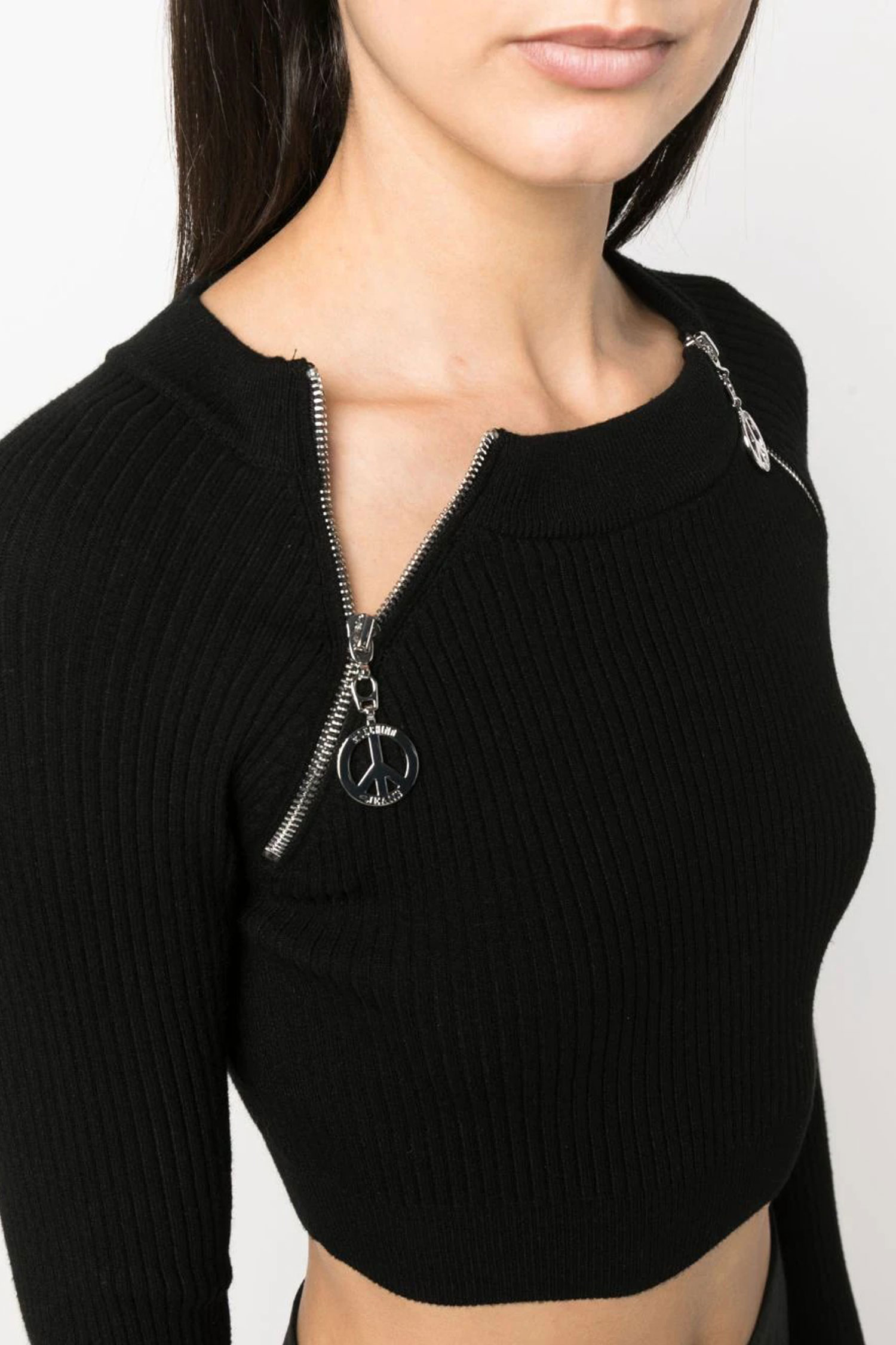 Жіночий чорний топ Moschino A0915.8711;0555