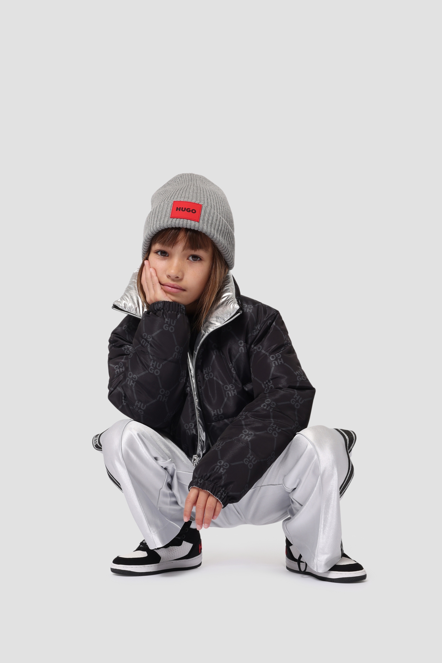 Детская двусторонняя куртка HUGO kids G00242;09B