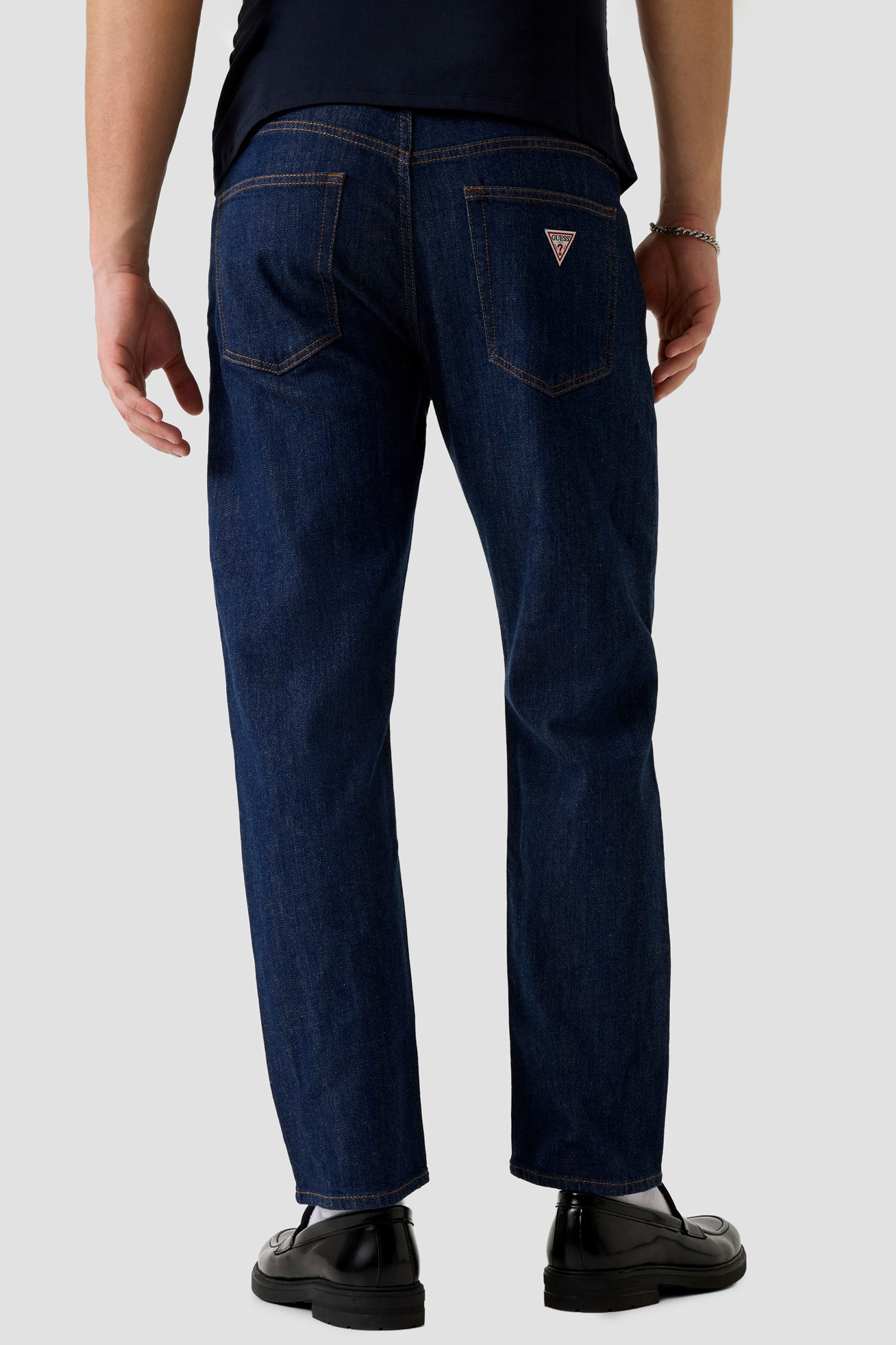 Мужские темно-синие джинсы Guess Jeans M6RA1B.D002G;GDRK