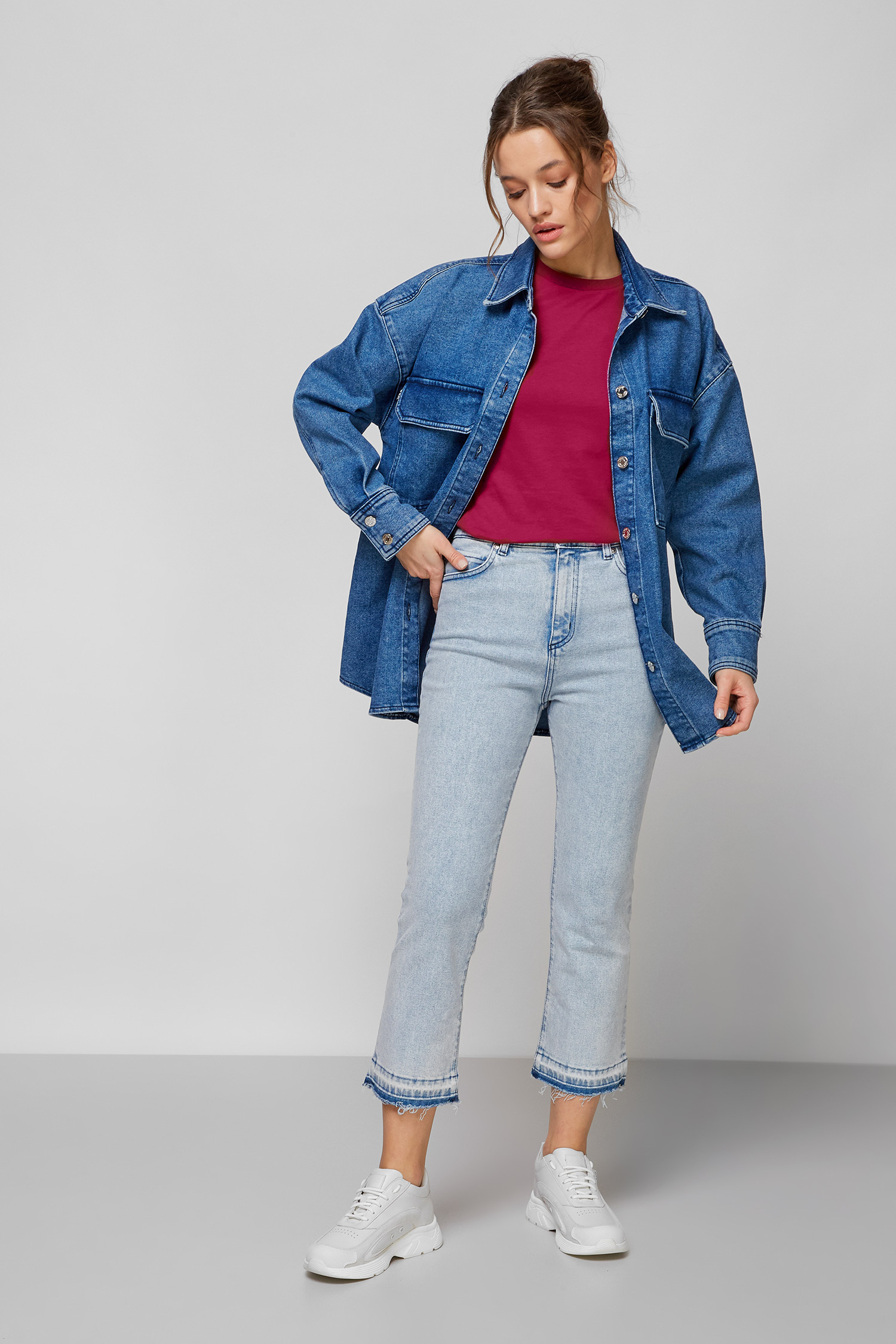 Женские голубые джинсы HUGO 50461666;425