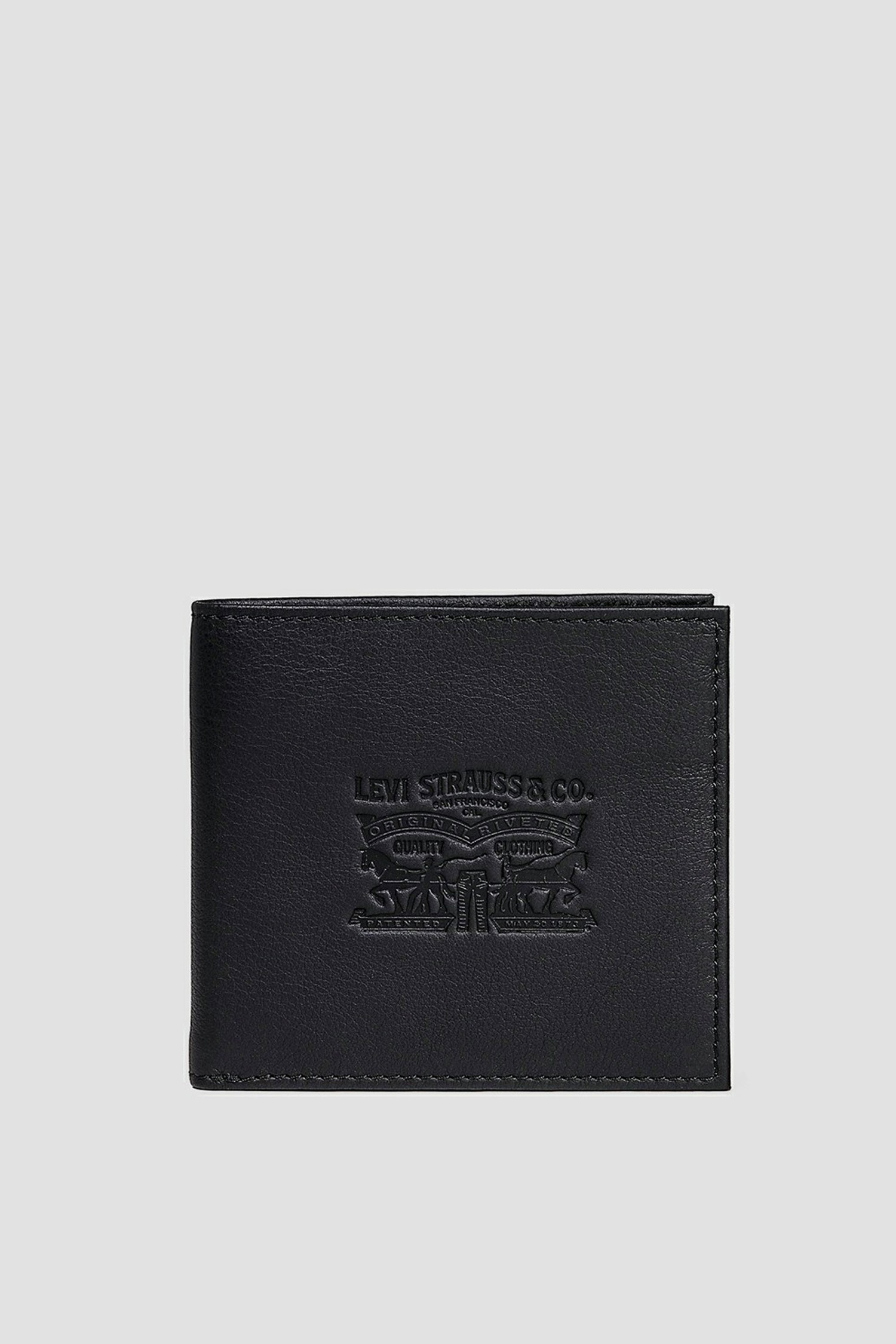 Мужской черный кожаный кошелек Levi’s® 77173;0363