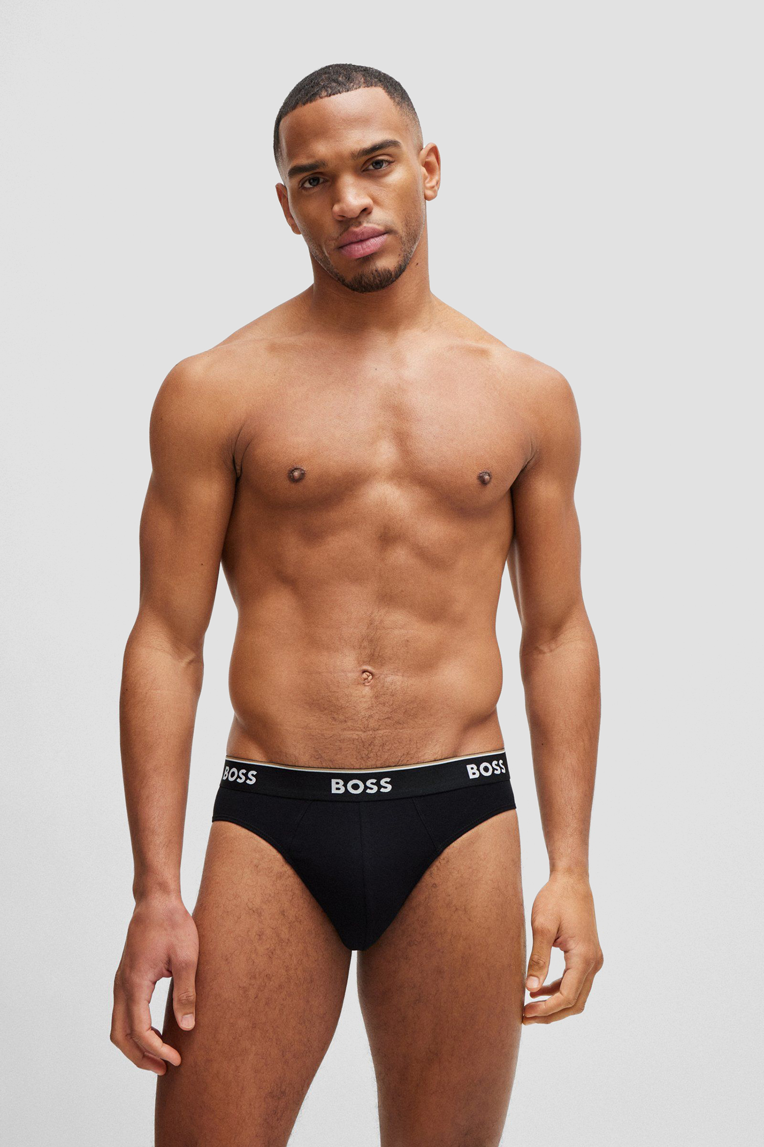 Мужские черные брифы (3 шт) BOSS 50475273;001