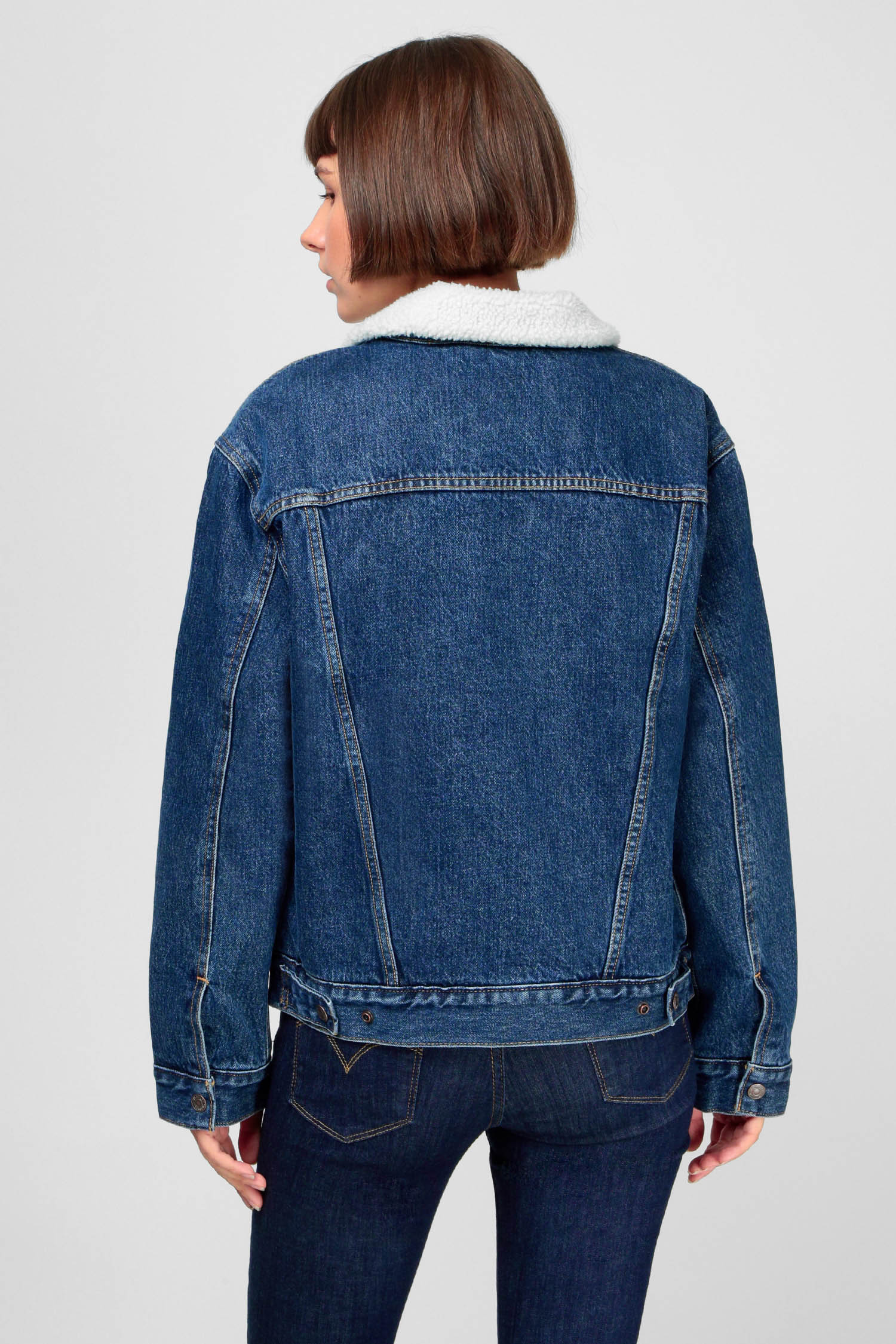 Женская синяя джинсовая куртка Levi’s® 36137;0034