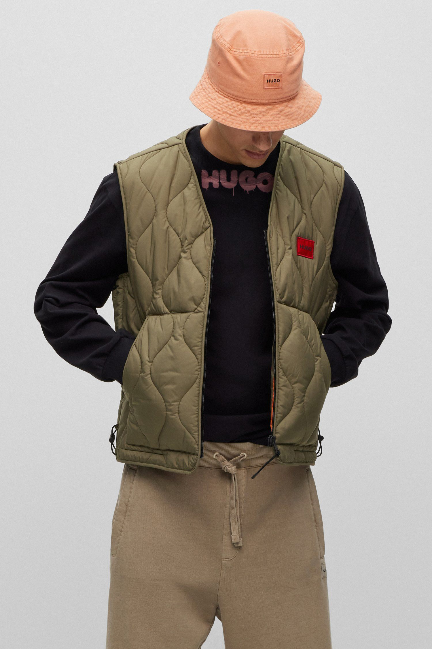 Чоловіча персикова панама HUGO 50491785;663