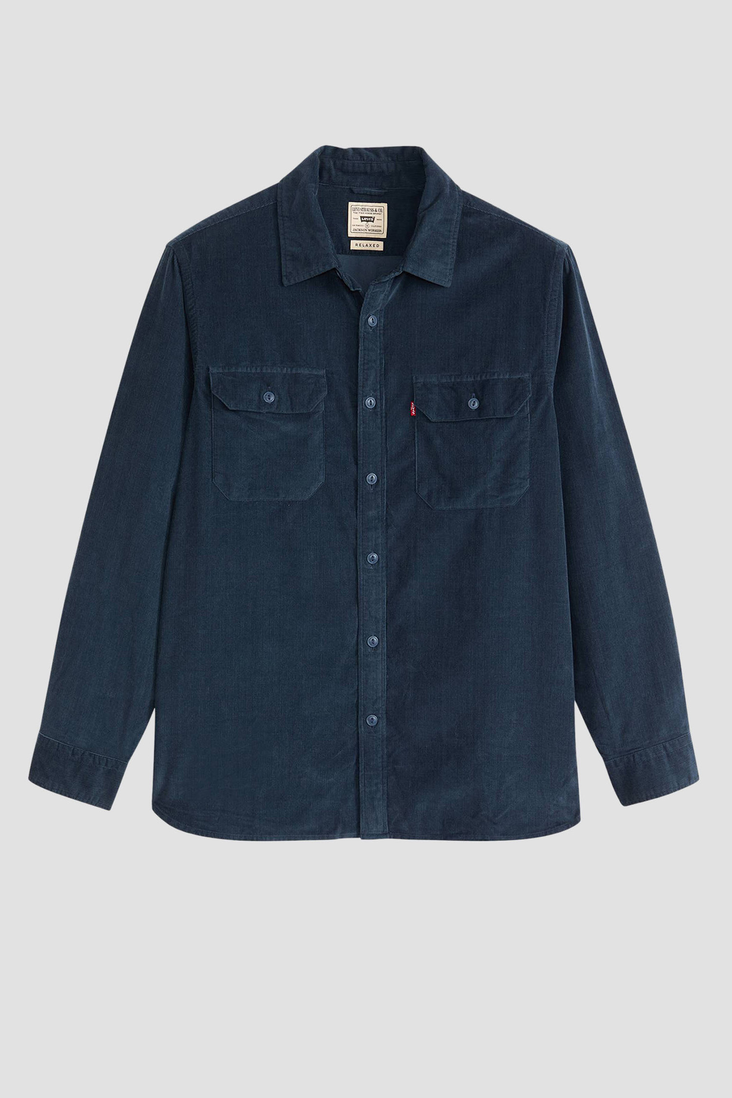 Мужская темно-синяя вельветовая рубашка Levi’s® 19573;0276