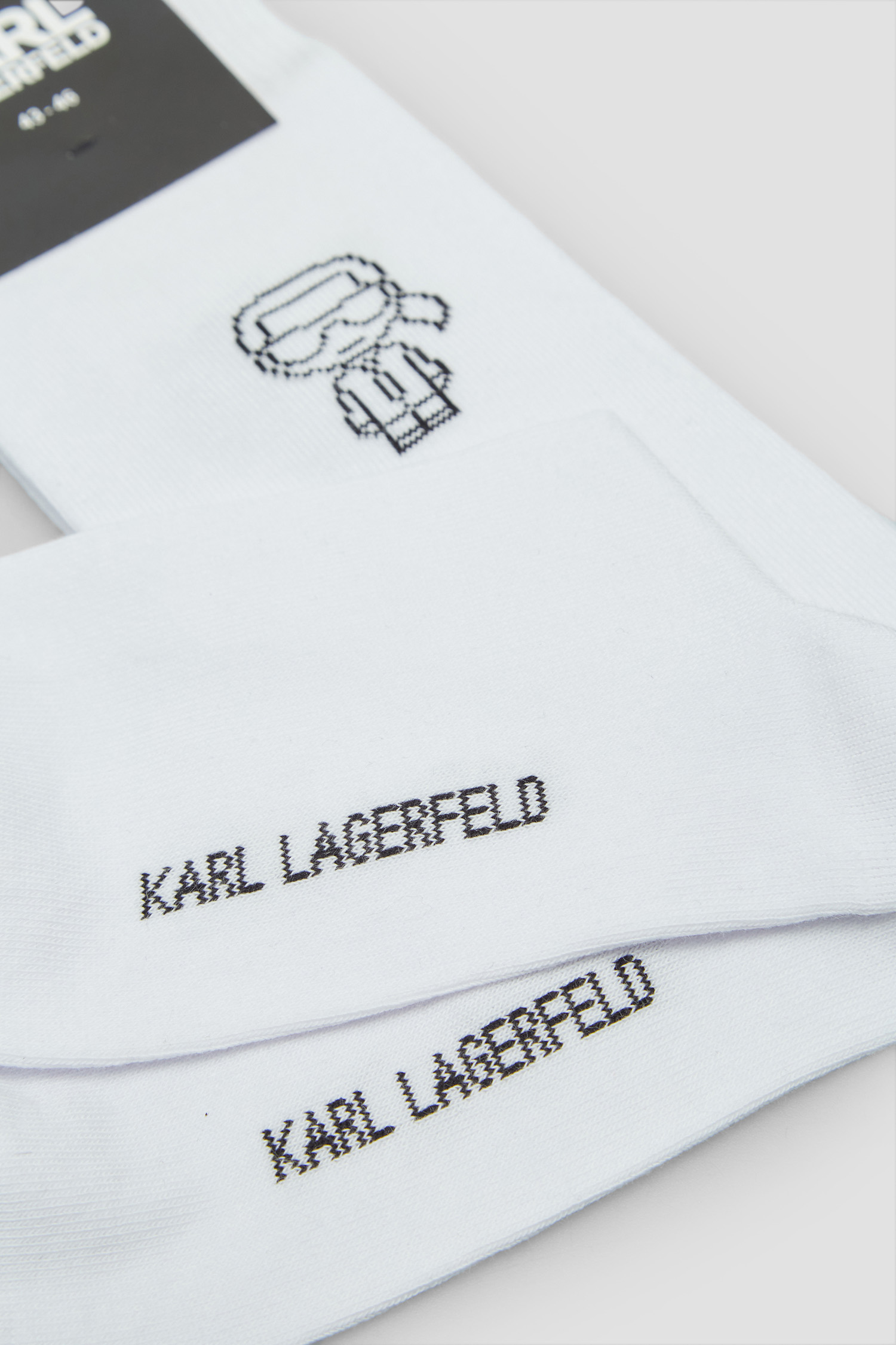 Мужские белые носки Karl Lagerfeld 542102.805512;10