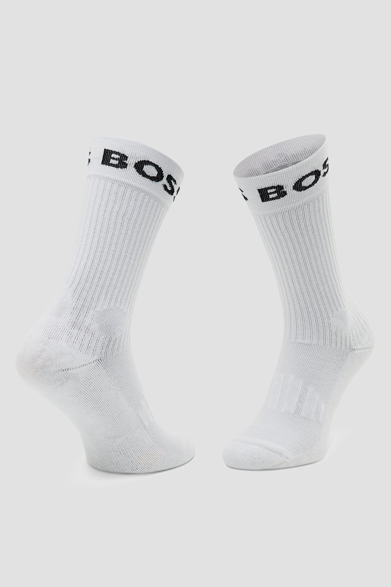 Мужские белые носки (2 пары) BOSS 50469747;100