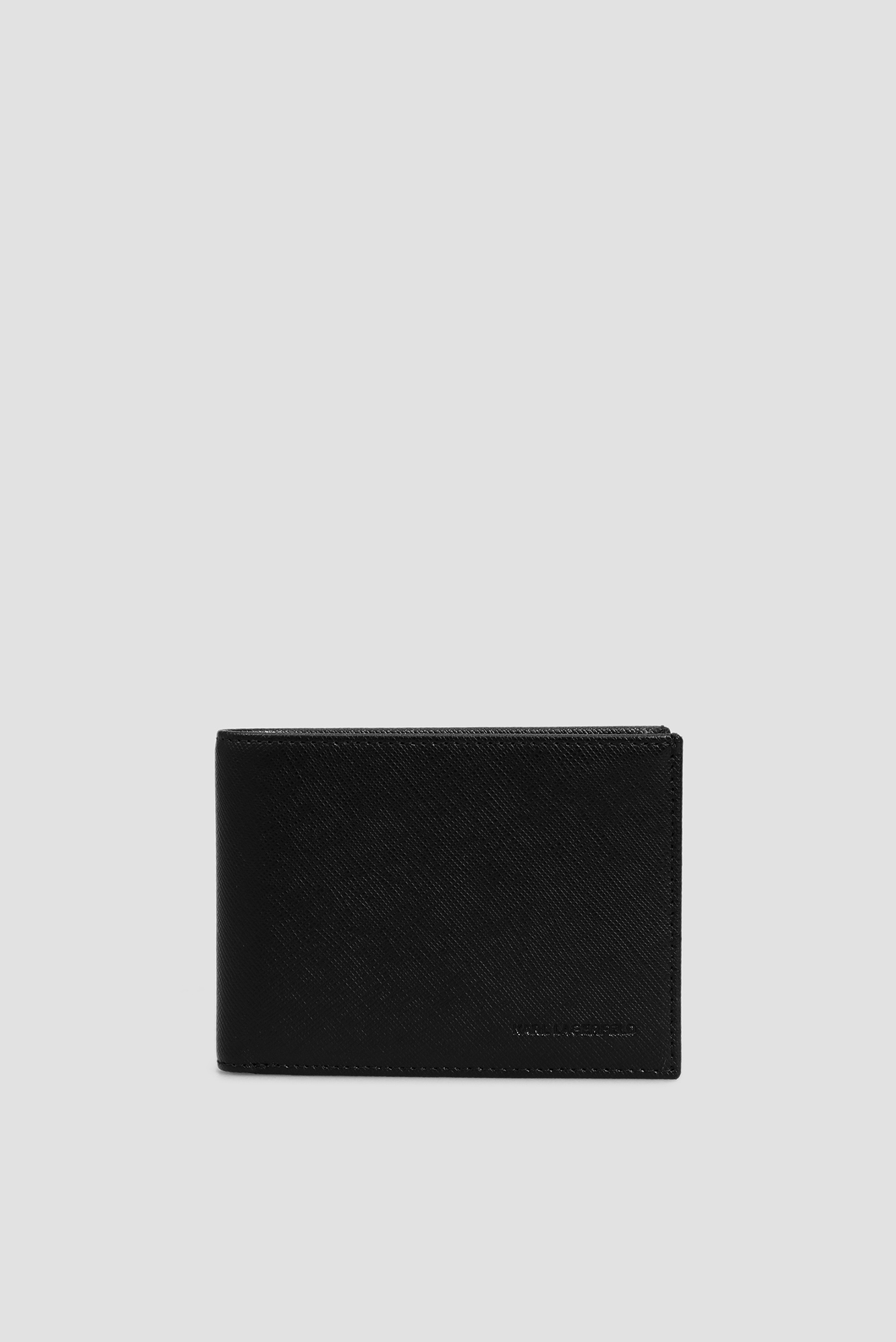 Мужской черный кожаный кошелек Karl Lagerfeld 502461.815417;990