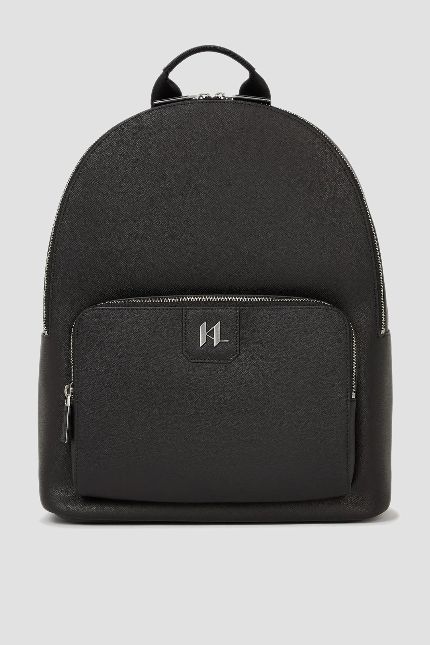 Чоловічий чорний шкіряний рюкзак Karl Lagerfeld A1M30096;999