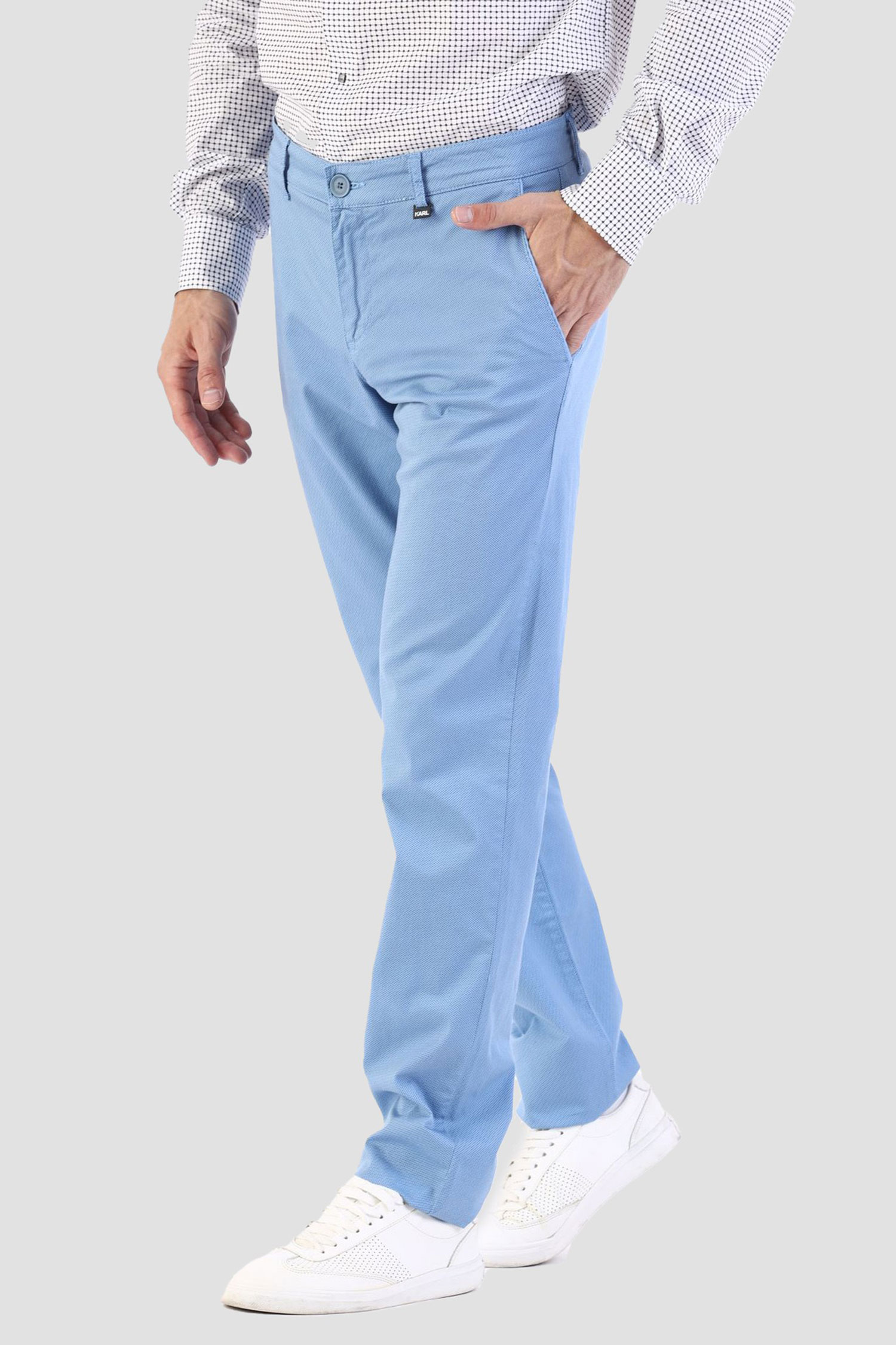 Чоловічі блакитні брюки Karl Lagerfeld 501821.255836;630