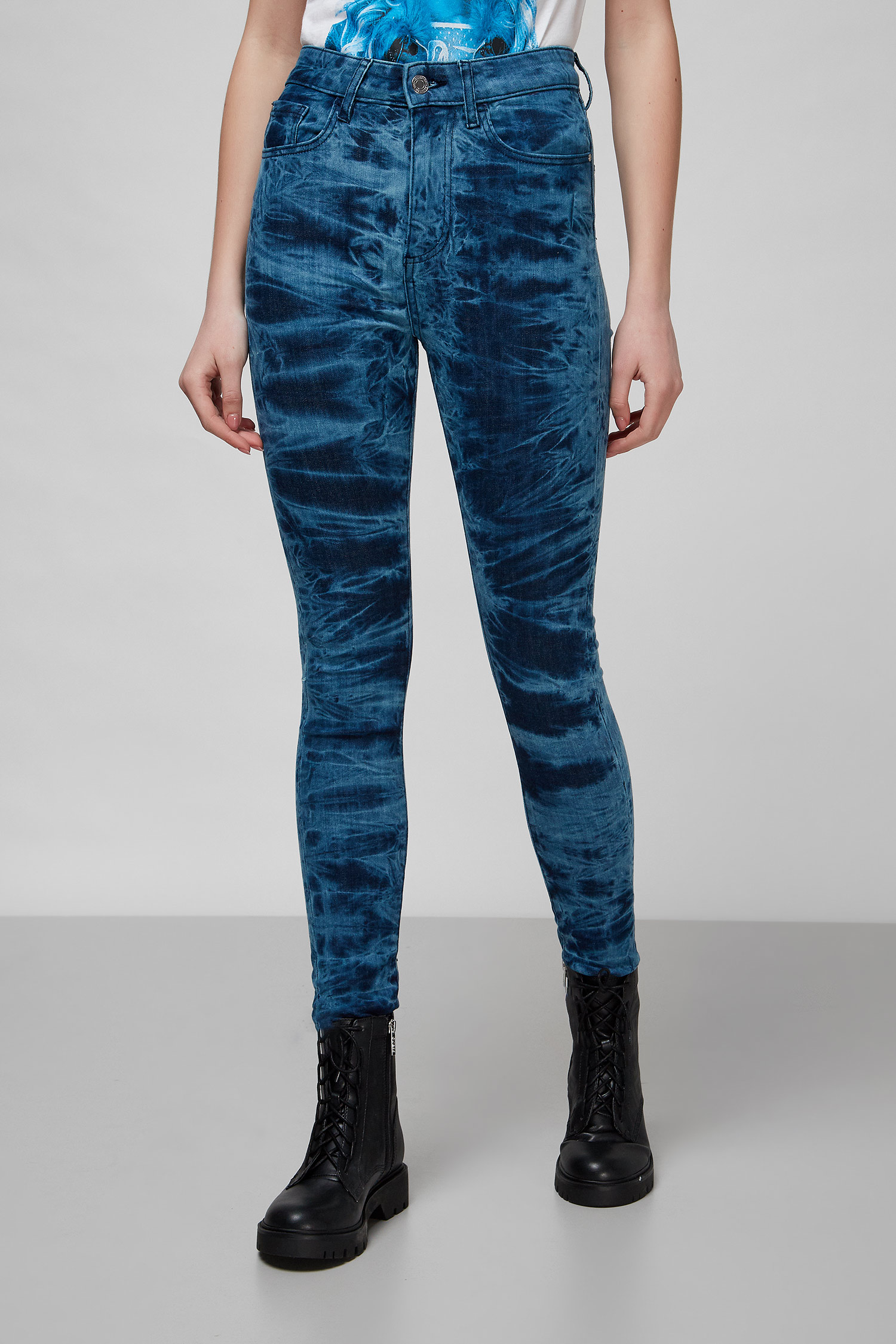 Синие джинсы для девушек Guess W2RA94.D4KF3;GALY