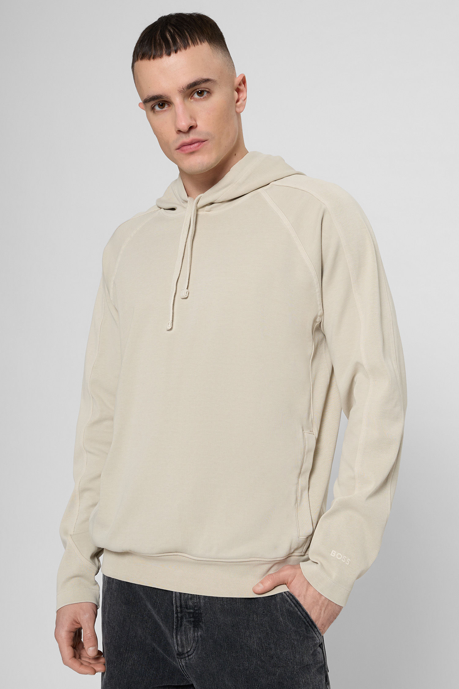 Мужское бежевое худи BOSS 50531232;271