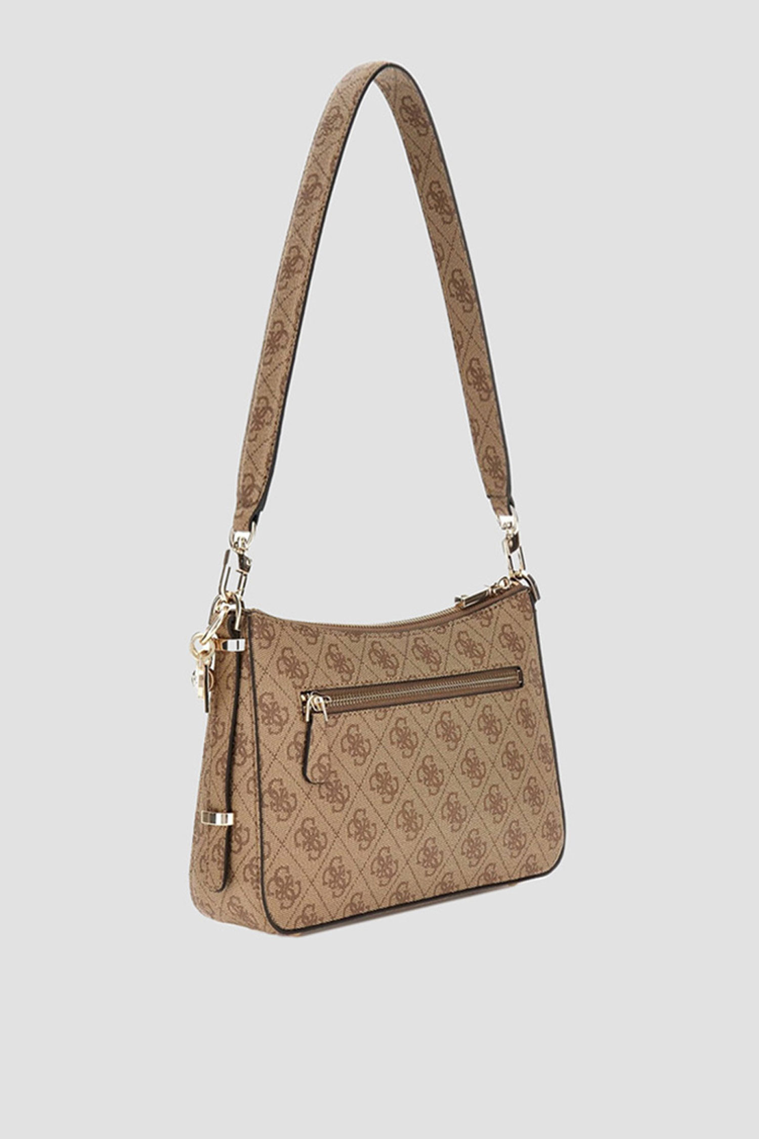 Женская бежевая сумка с узором Guess HWESG9.51018;LTL