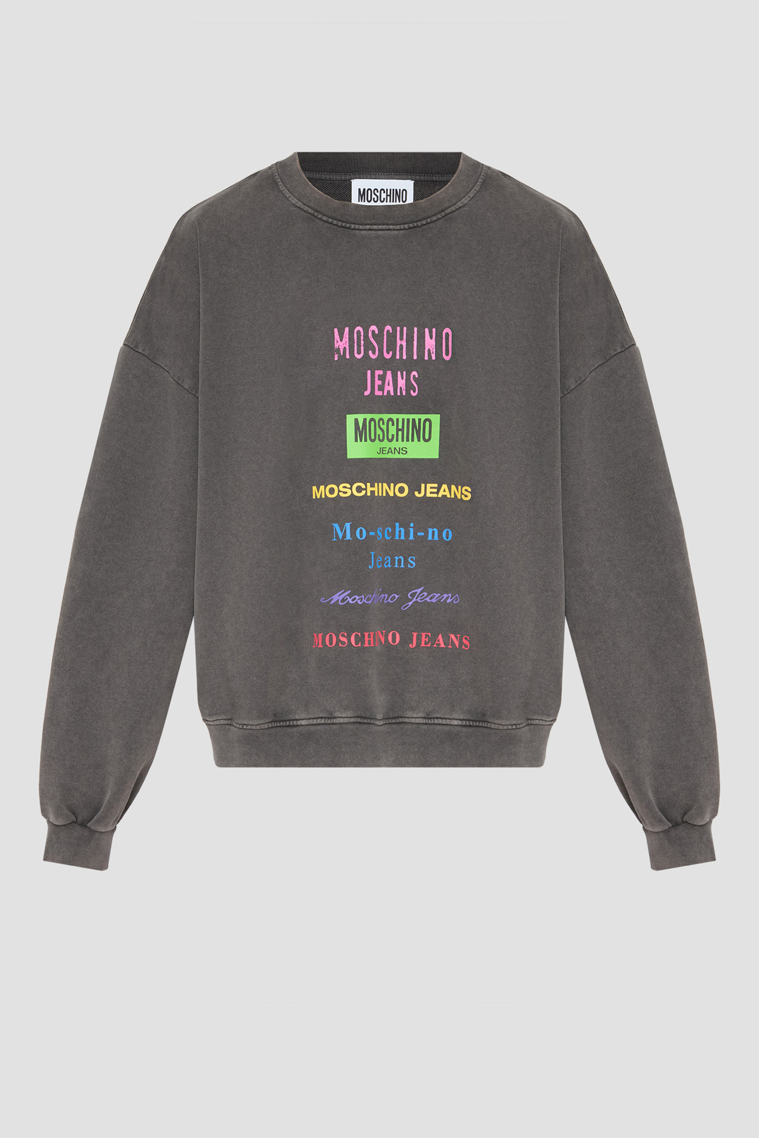 Жіночий темно-сірий світшот Moschino J1706.8234;5499