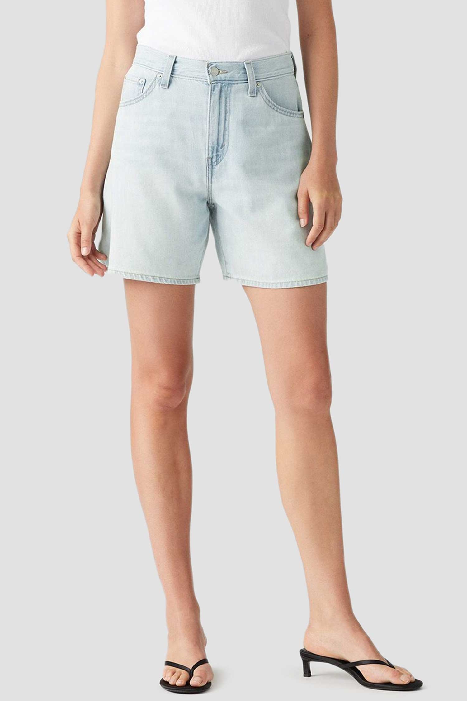 Жіночі блакитні джинсові шорти High Rise Baggy Levi’s® A9311;0016