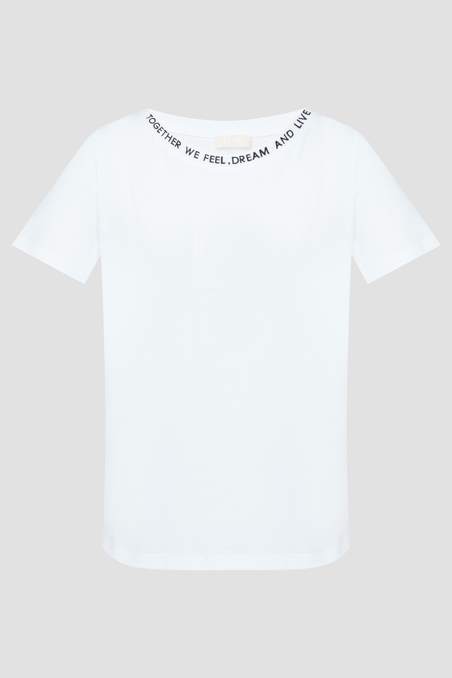 Женская белая футболка Liu Jo MA4395.J6308;11111