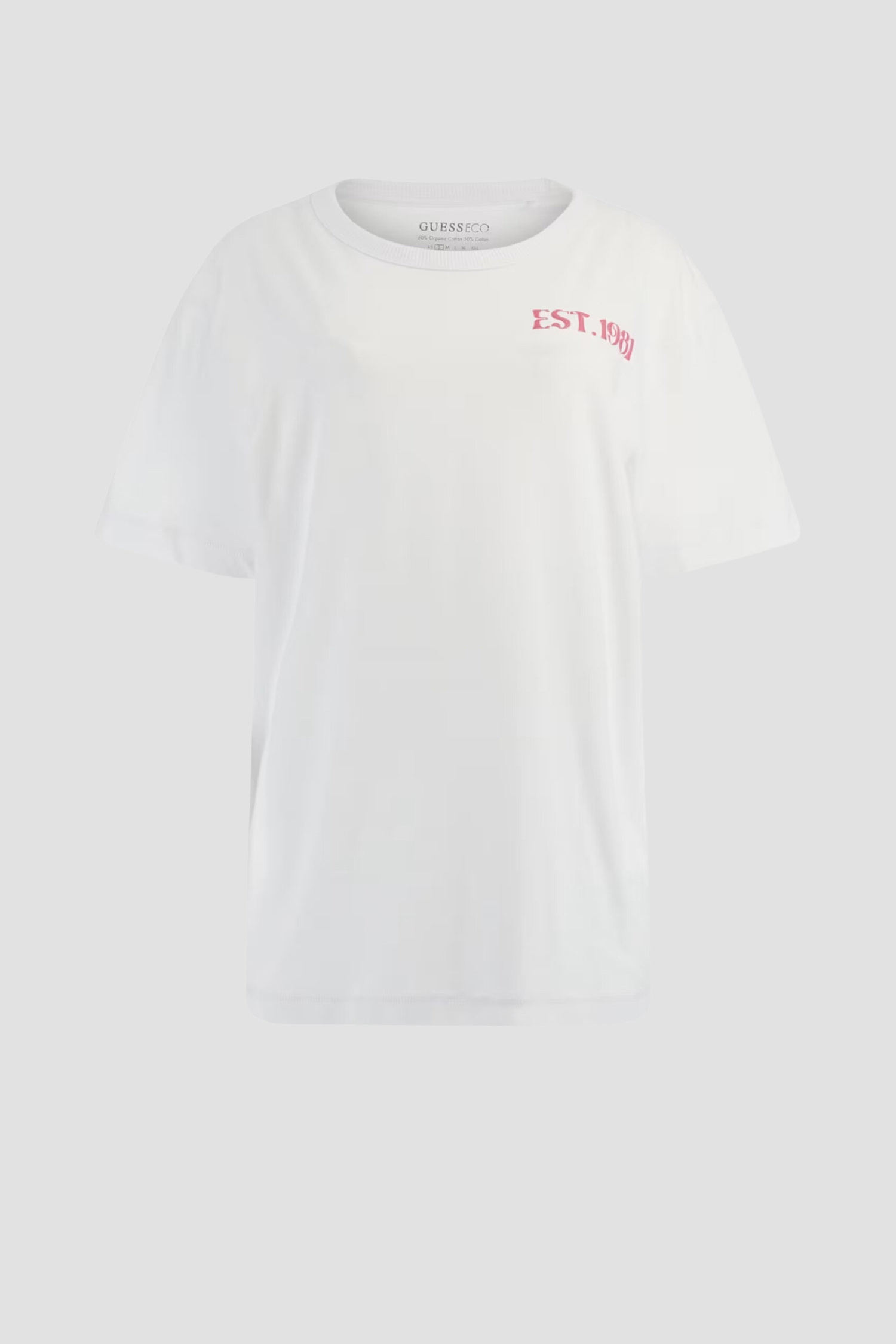 Жіноча біла футболка Guess W4GI19.JA914;G011
