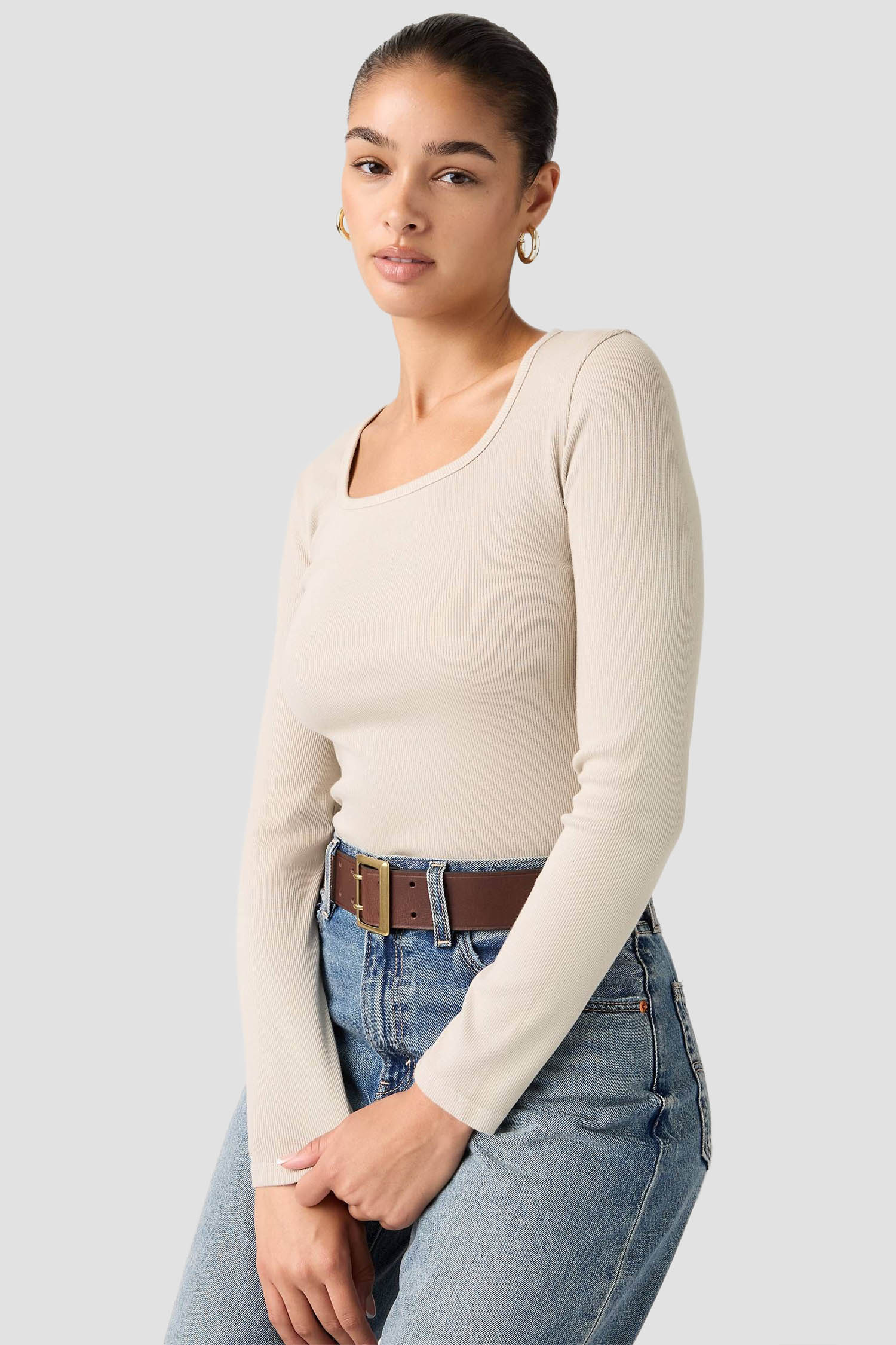 Жіночий бежевий лонгслів Levi’s® 005IO;0009