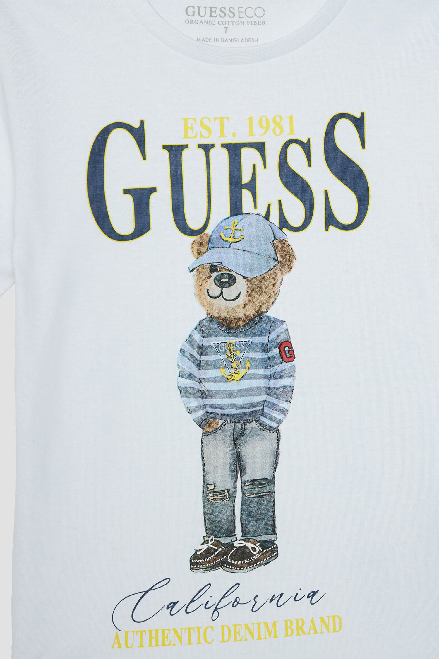 Дитяча біла футболка Guess Kids L5RI17.K8HM4;G011