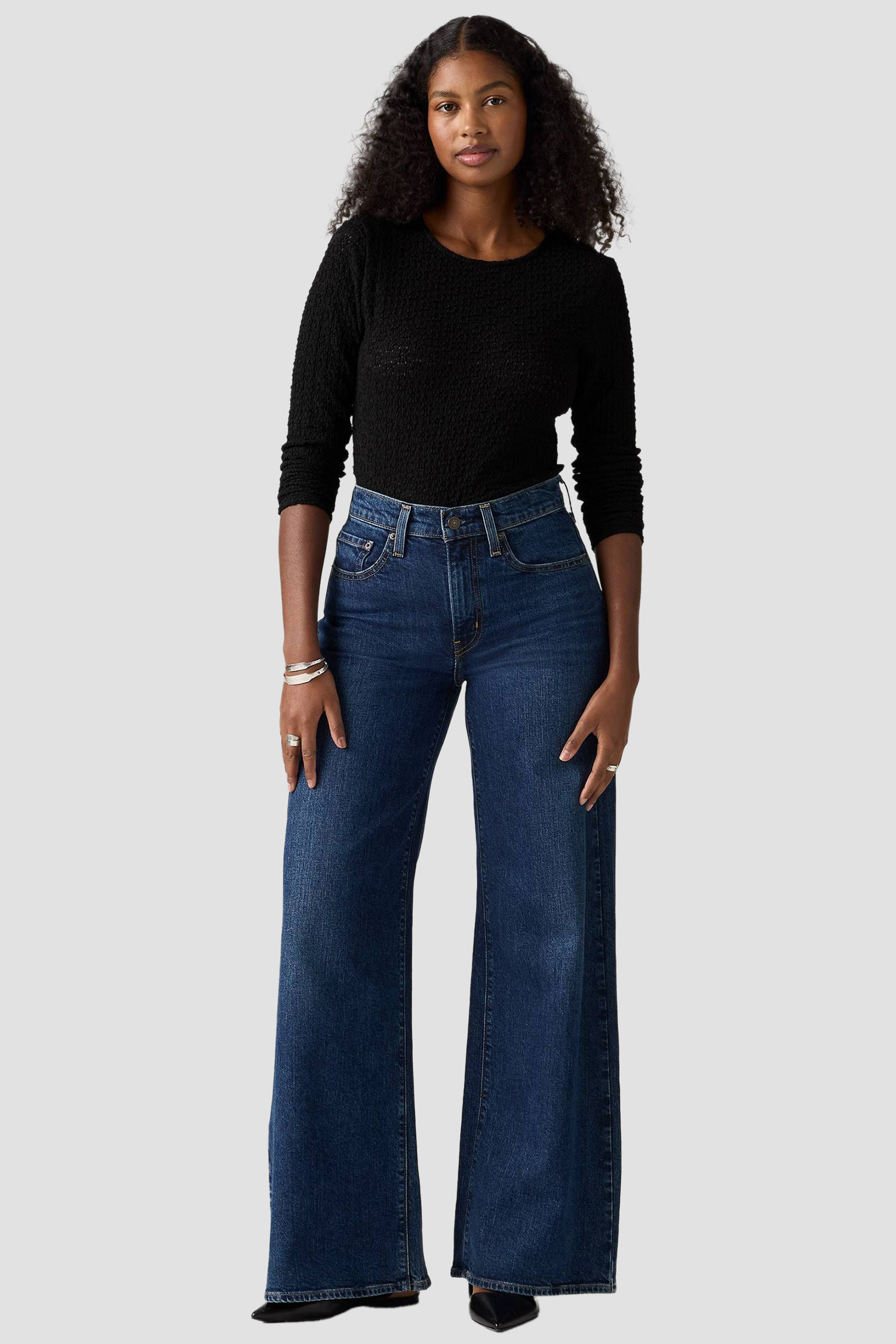 Женские темно-синие джинсы 728™ Levi’s® 0039B;0004