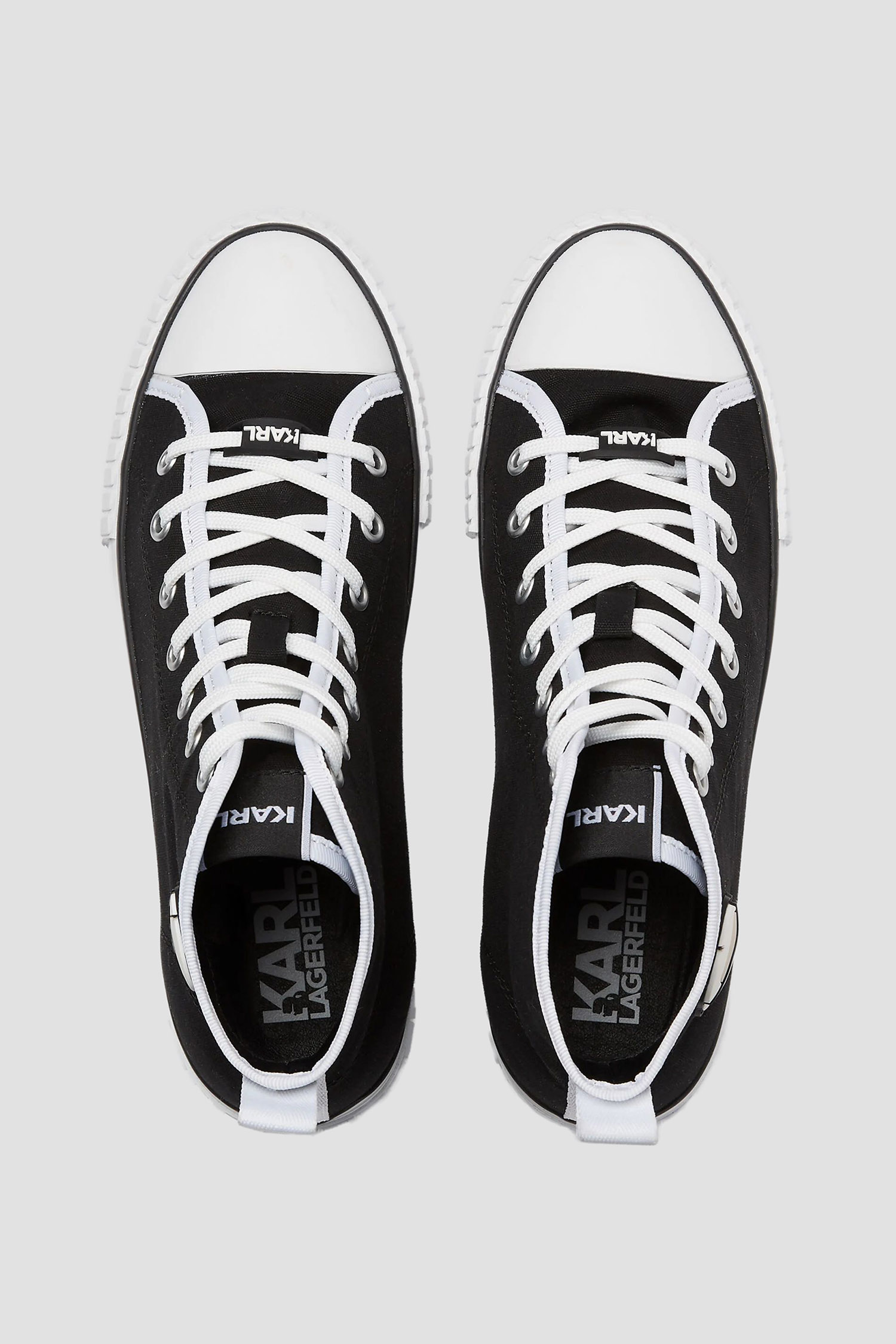 Женские черные кеды Karl Lagerfeld KL60444;900