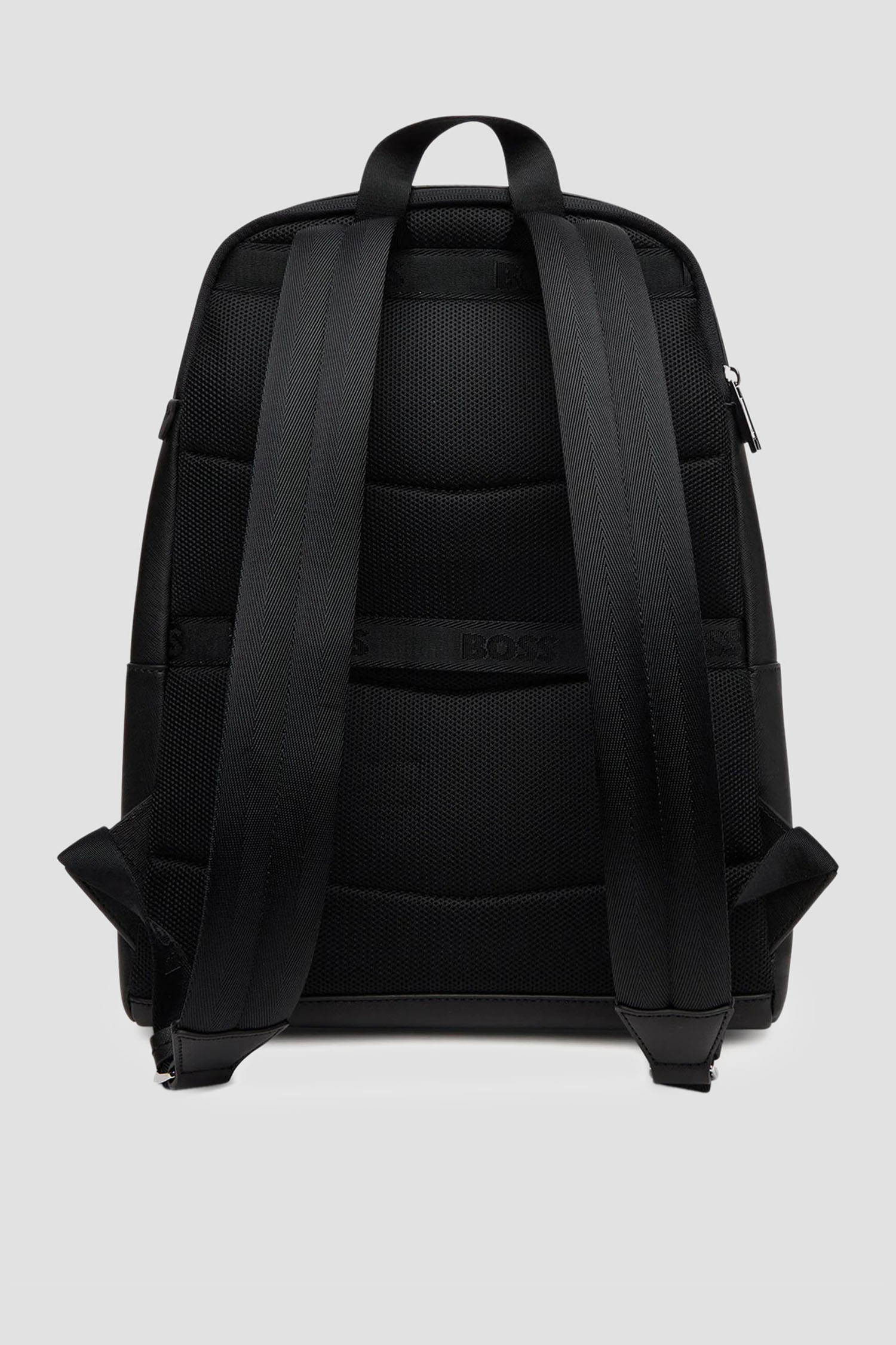 Чоловічий чорний шкіряний рюкзак BOSS 50548179;001