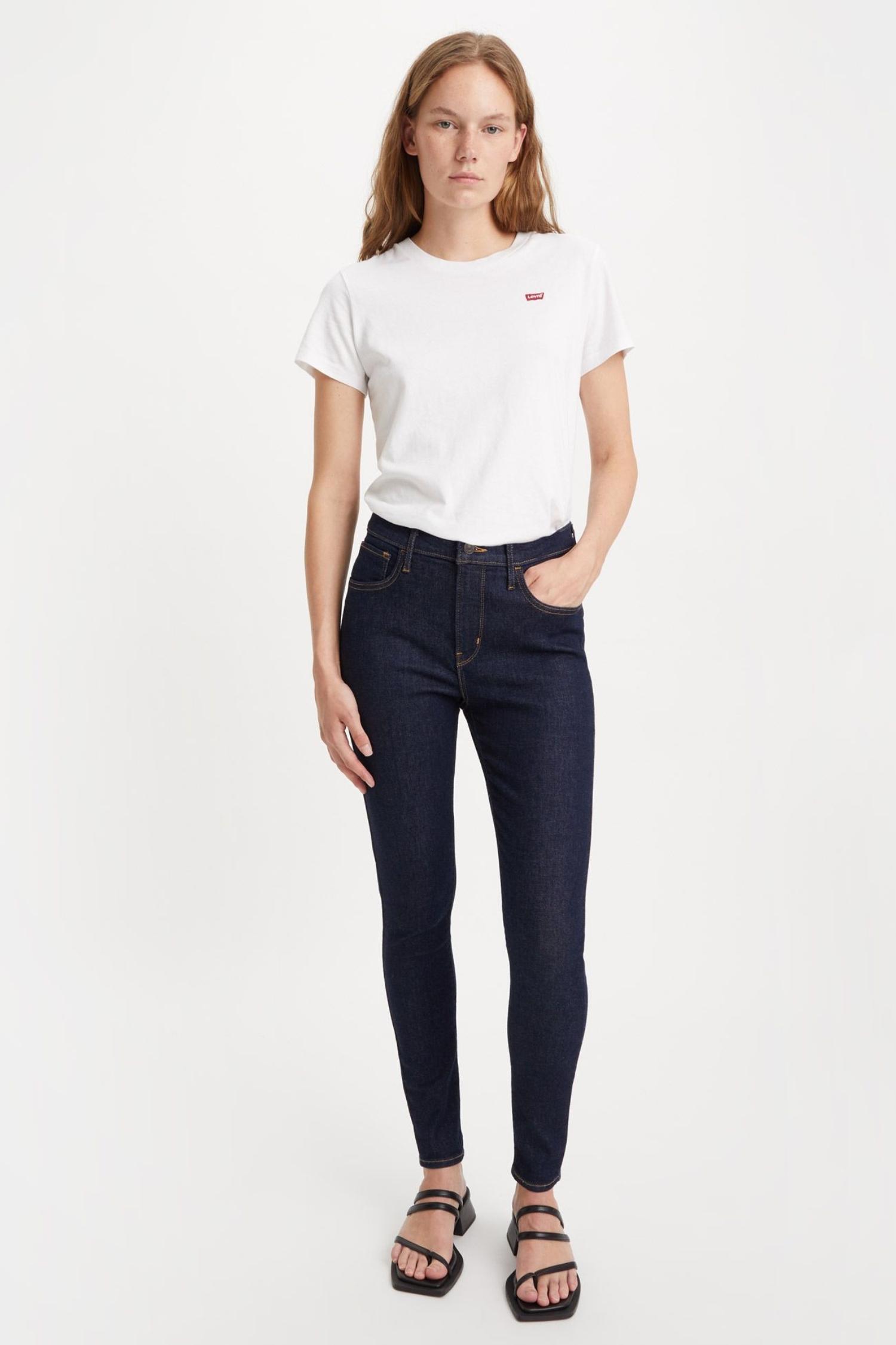 Женские темно-синие джинсы 720® High Rise Super Skinny Levi’s® 52797;0176