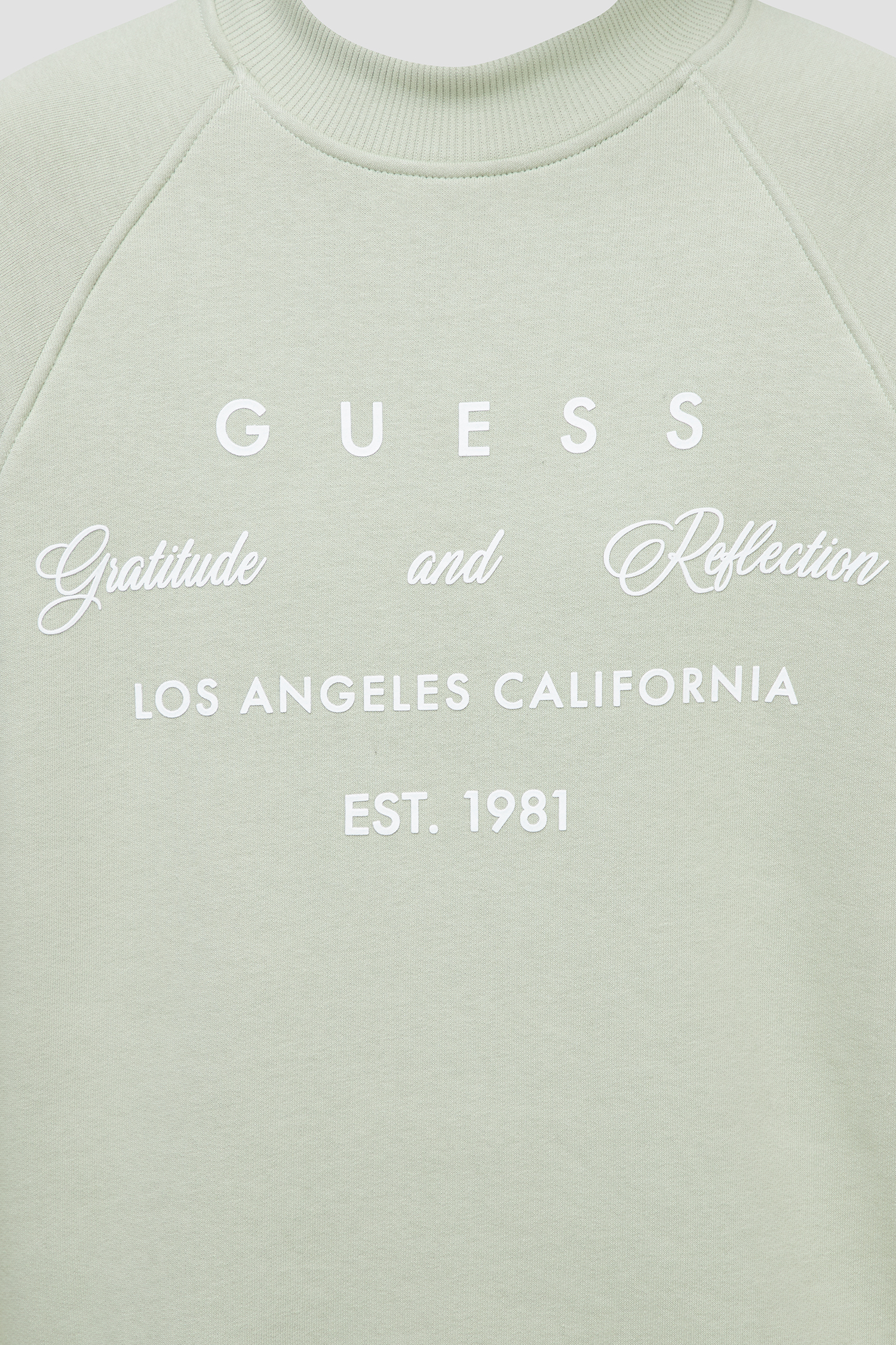 Женский мятный свитшот Guess W3YQ06.K9Z21;G8CR