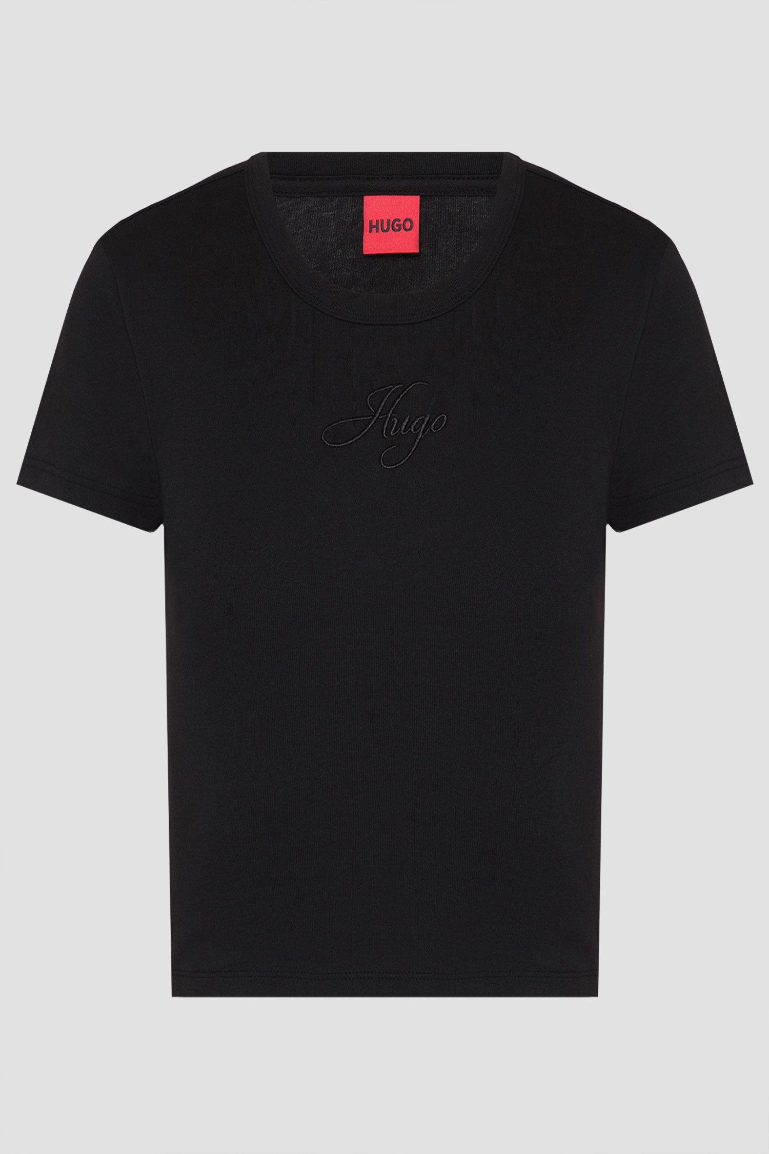 Жіноча чорна футболка HUGO 50568725;001